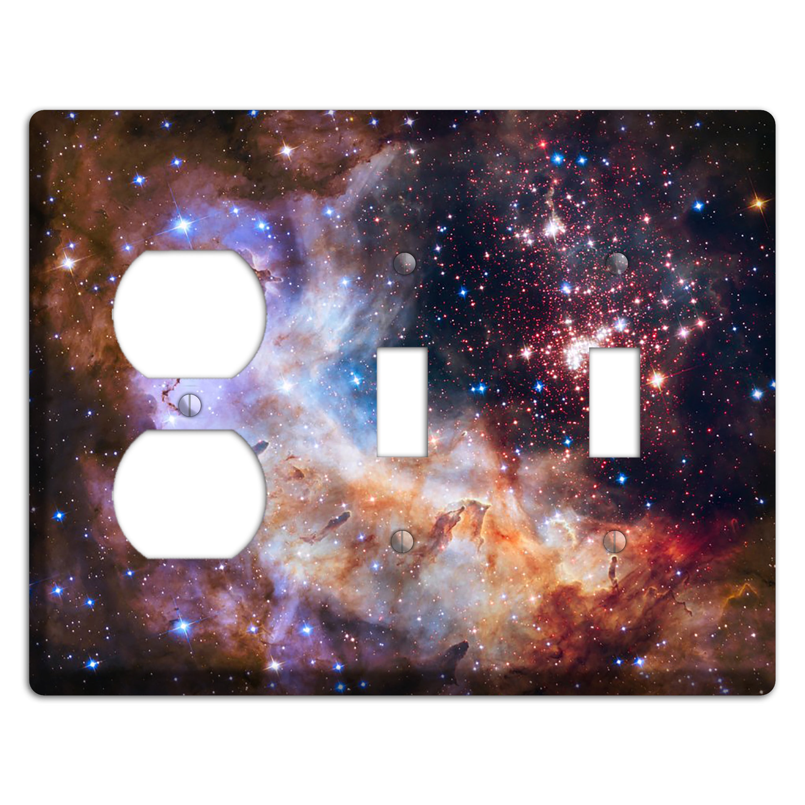 Westerlund 2 Duplex / 2 Toggle Wallplate