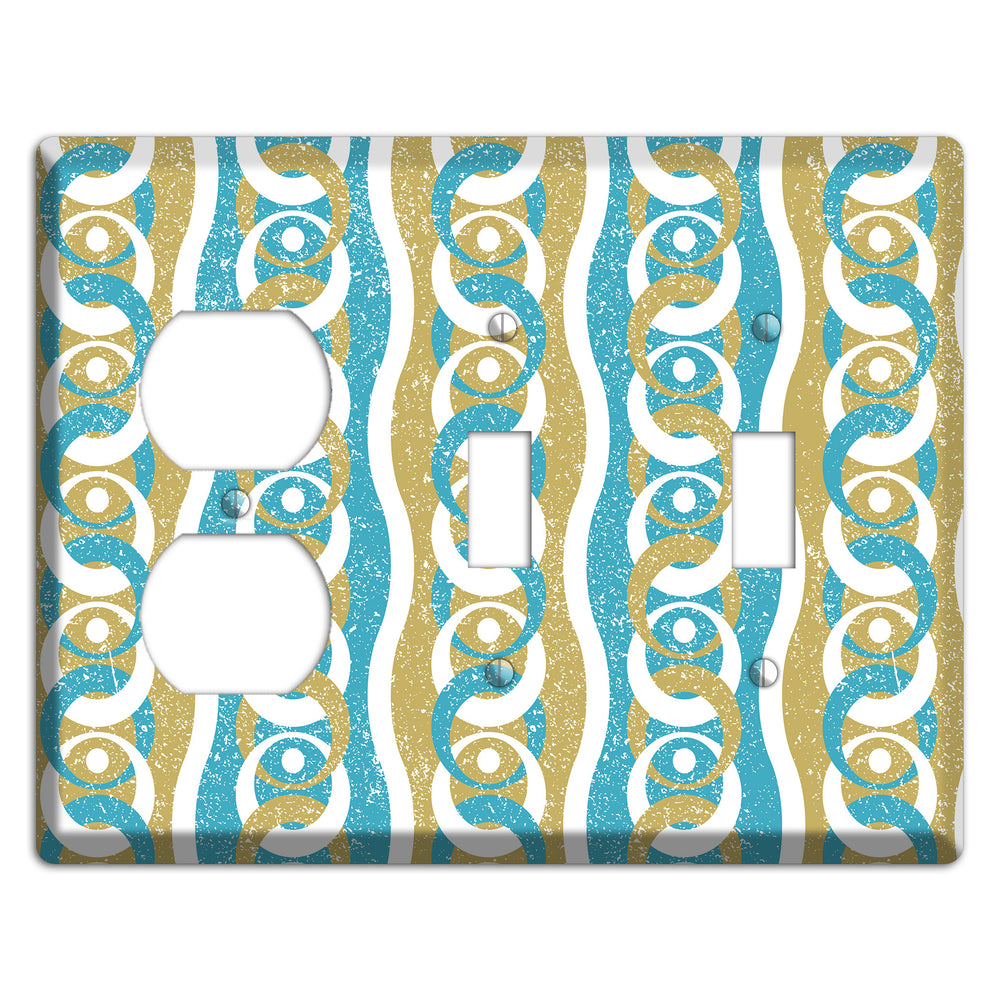 Sweet Morning Duplex / 2 Toggle Wallplate