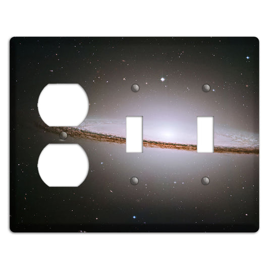 Sombrero Galaxy Duplex / 2 Toggle Wallplate