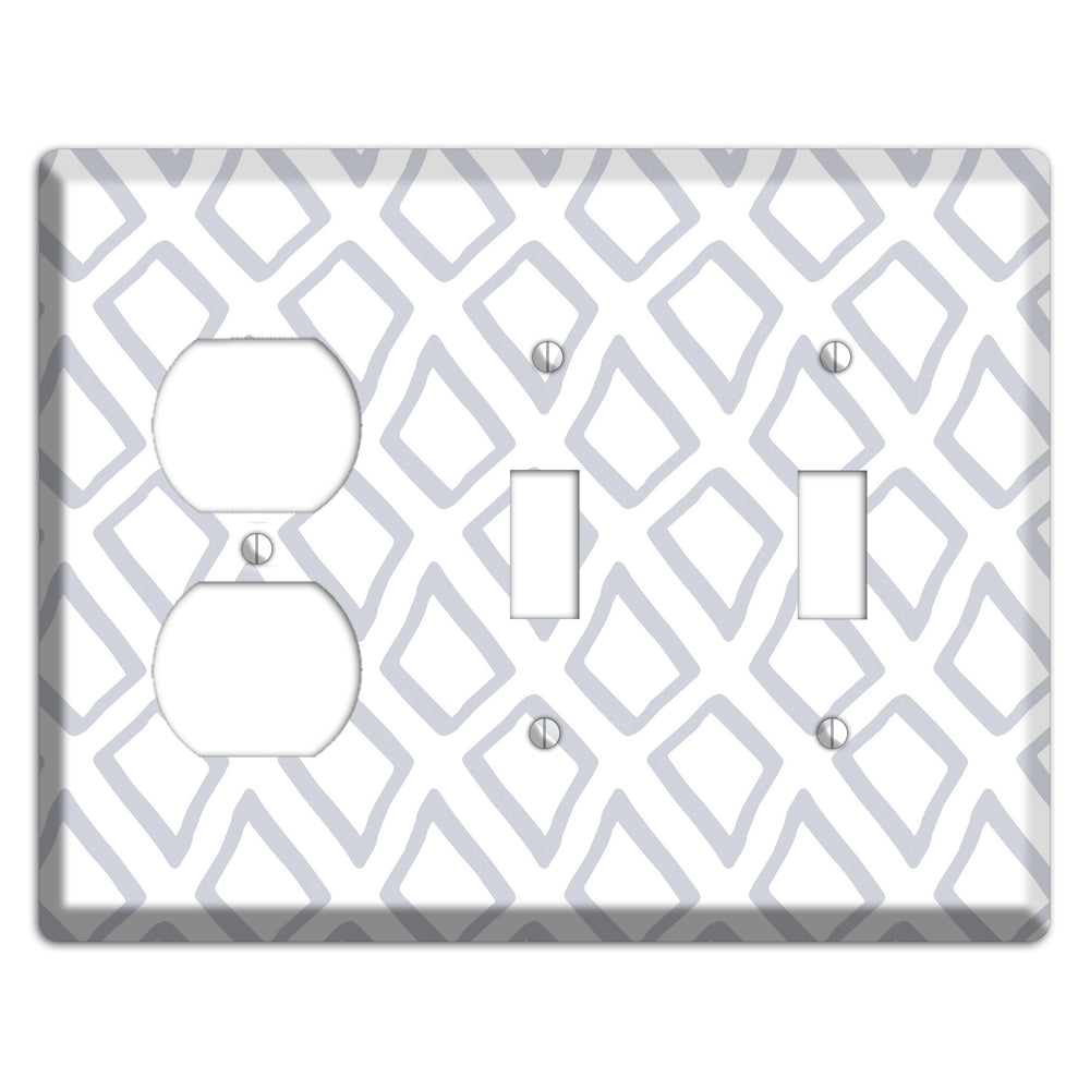 Abstract 29 Duplex / 2 Toggle Wallplate