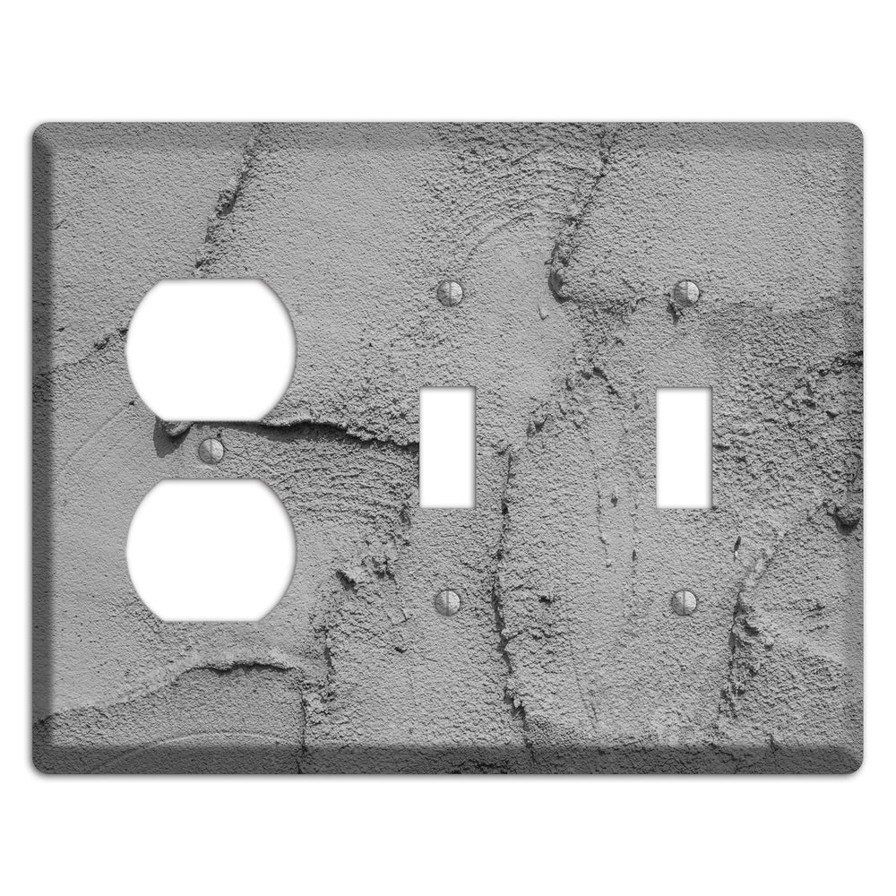 Plaster 7 Duplex / 2 Toggle Wallplate