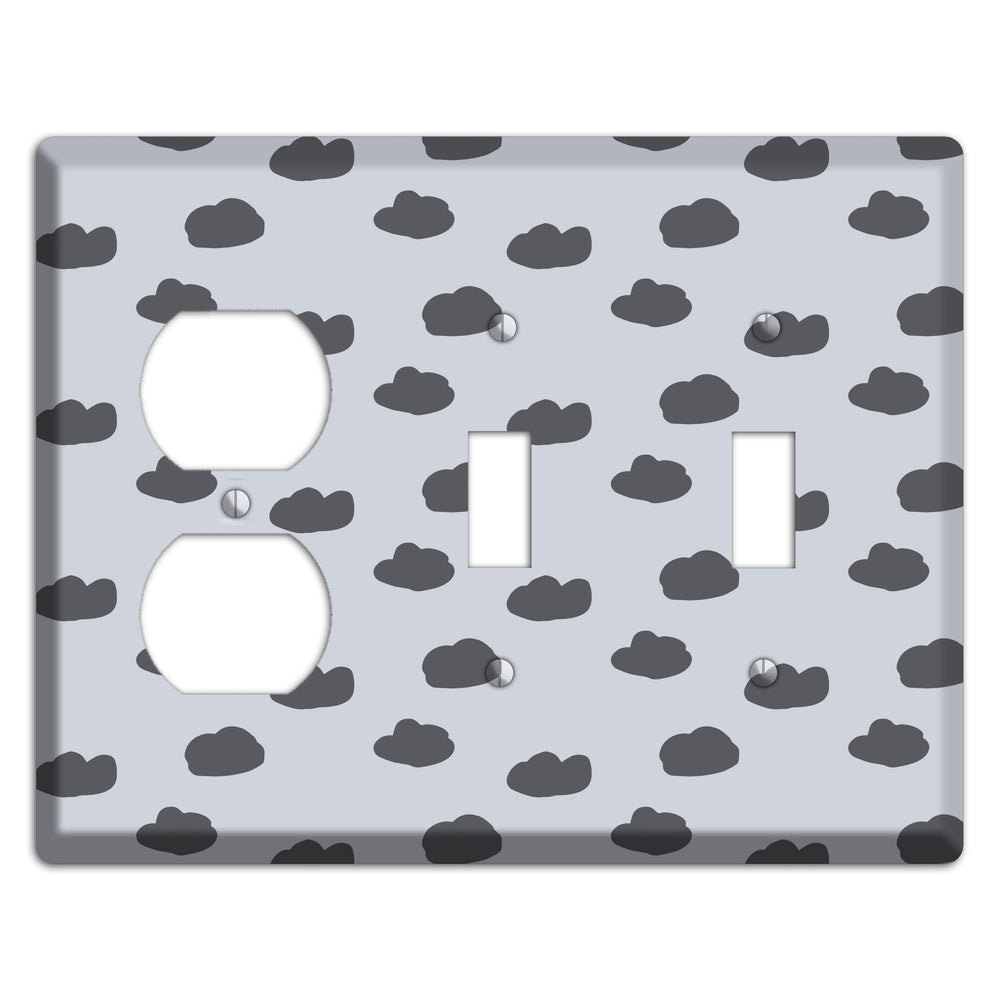 Abstract 14 Duplex / 2 Toggle Wallplate