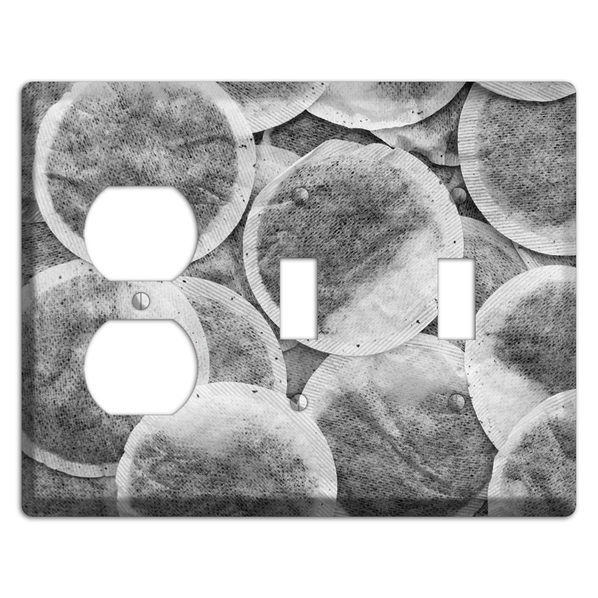 Coffee Pods Duplex / 2 Toggle Wallplate