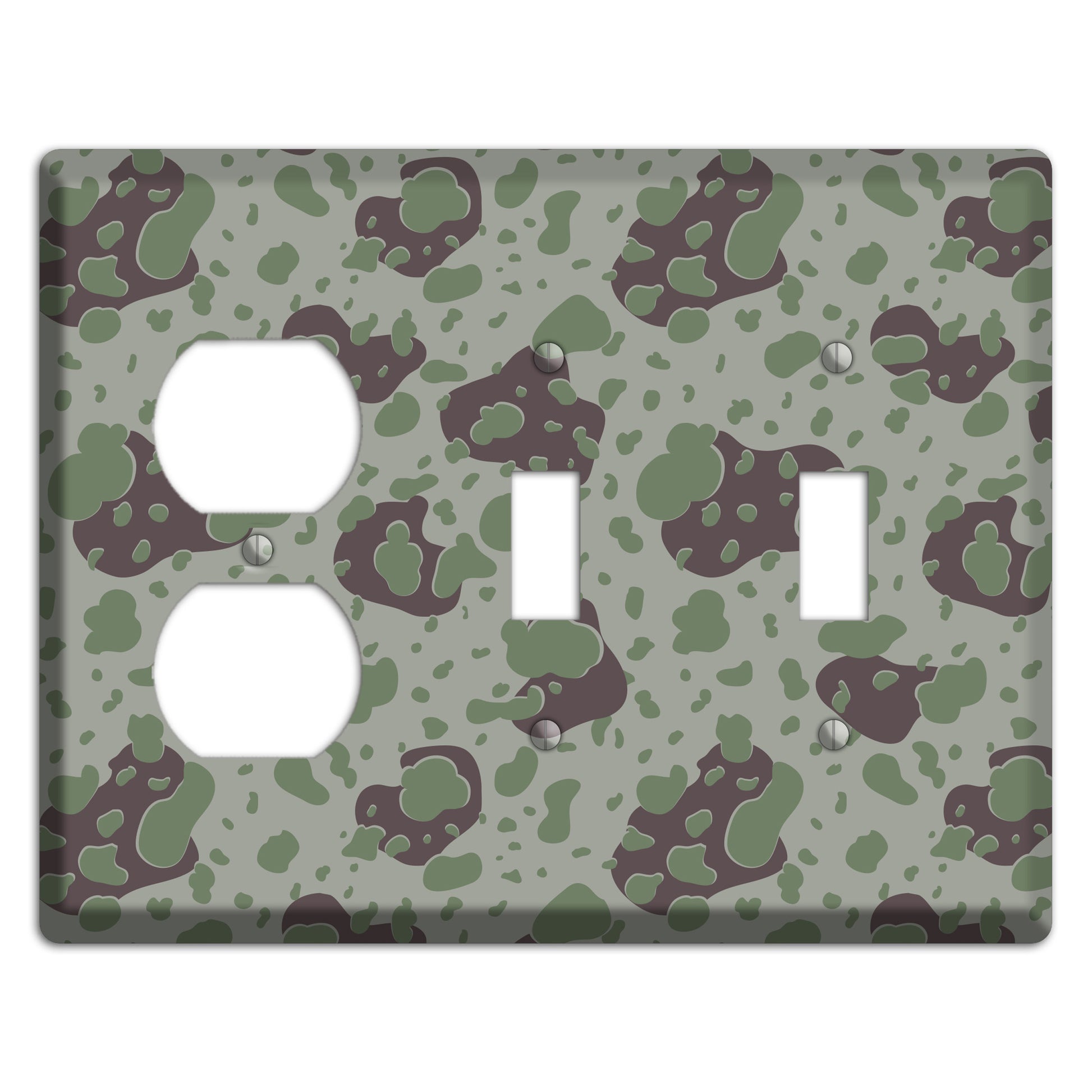 Maclaren Camo Duplex / 2 Toggle Wallplate