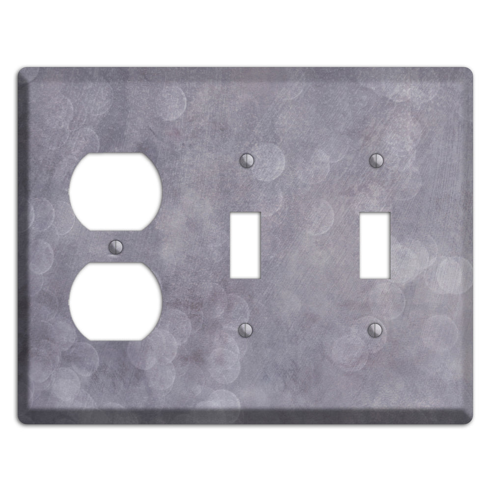 Lavender Twilight Duplex / 2 Toggle Wallplate