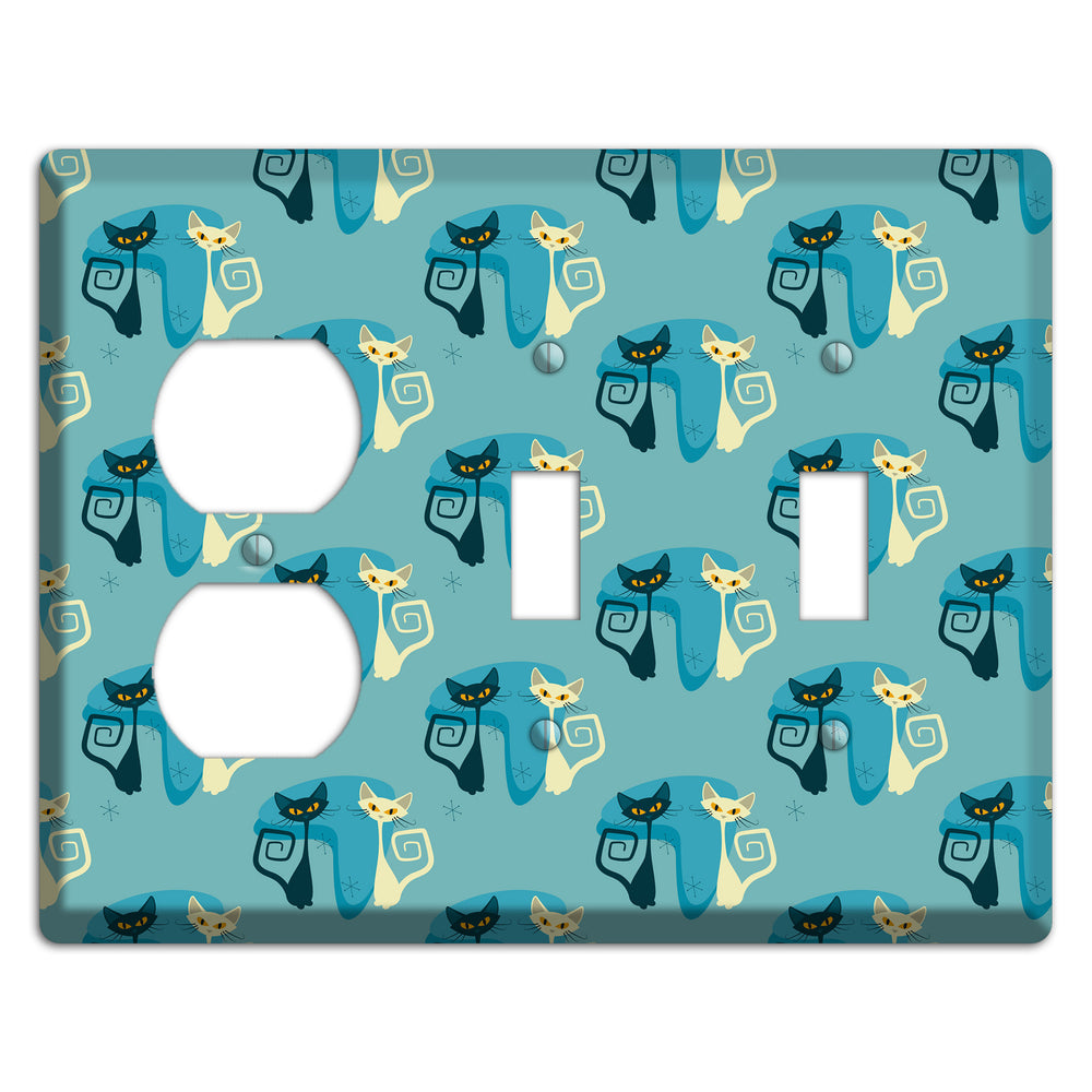 Adoable Kitties Duplex / 2 Toggle Wallplate