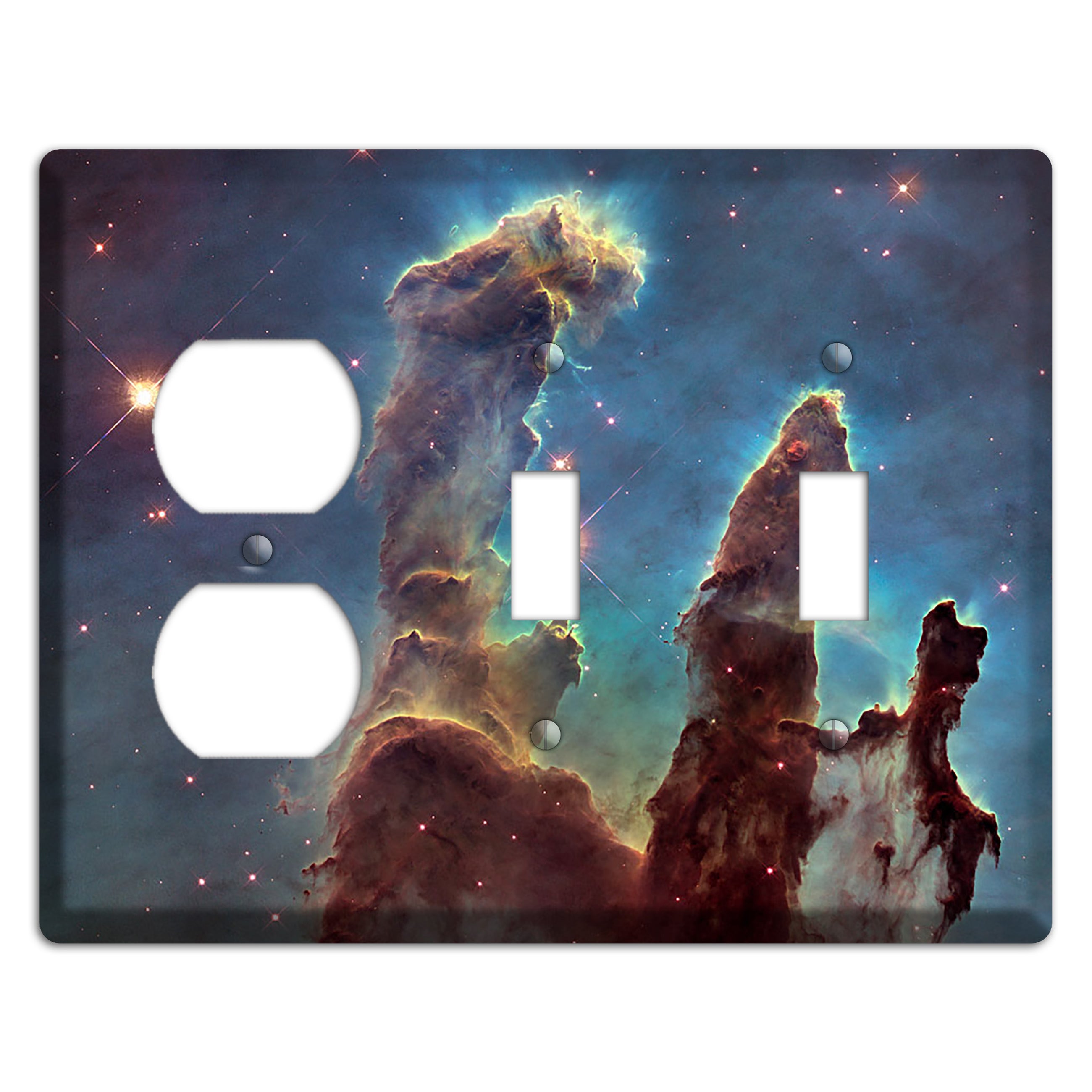 Pillars of Creation Duplex / 2 Toggle Wallplate
