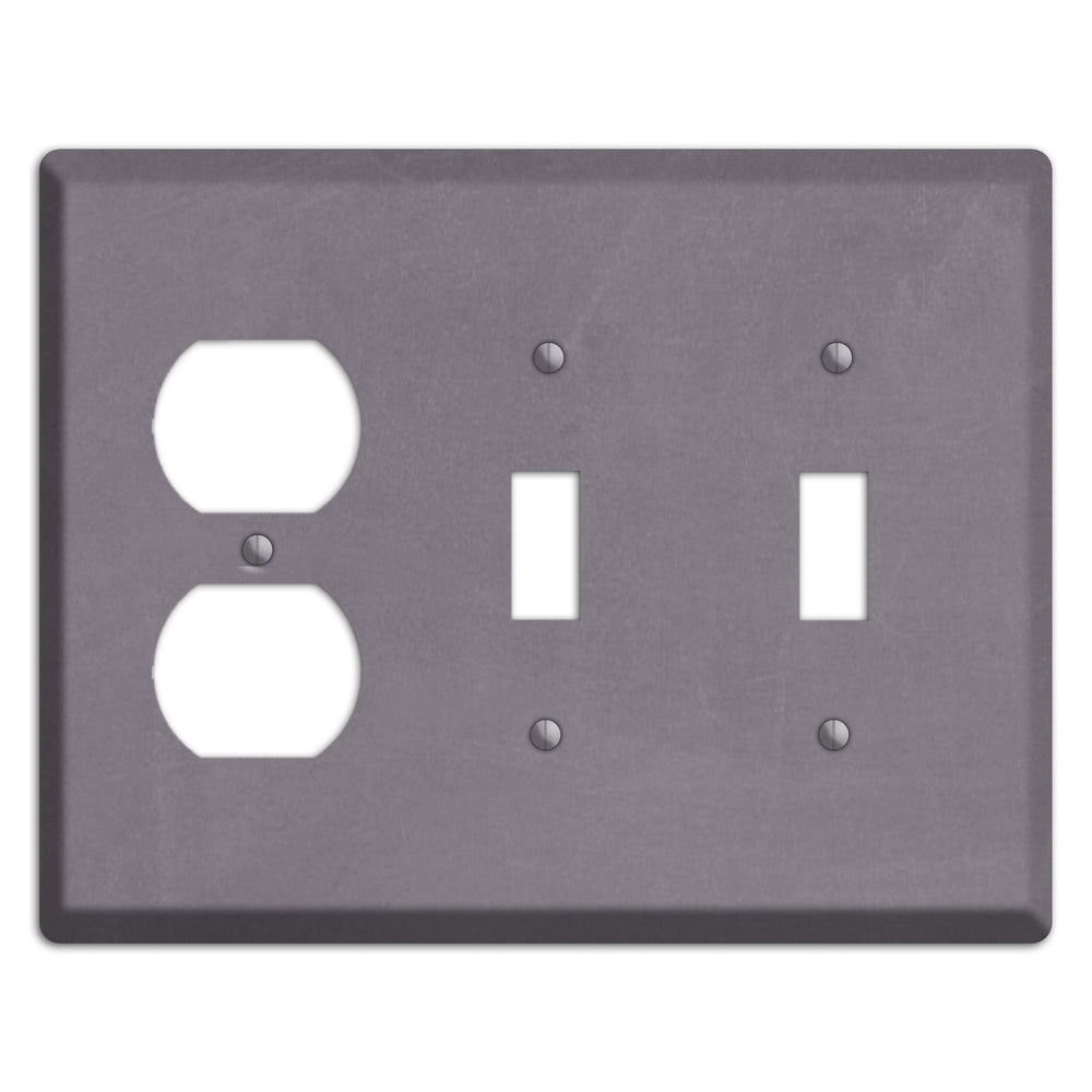 Chalk Purple Duplex / 2 Toggle Wallplate