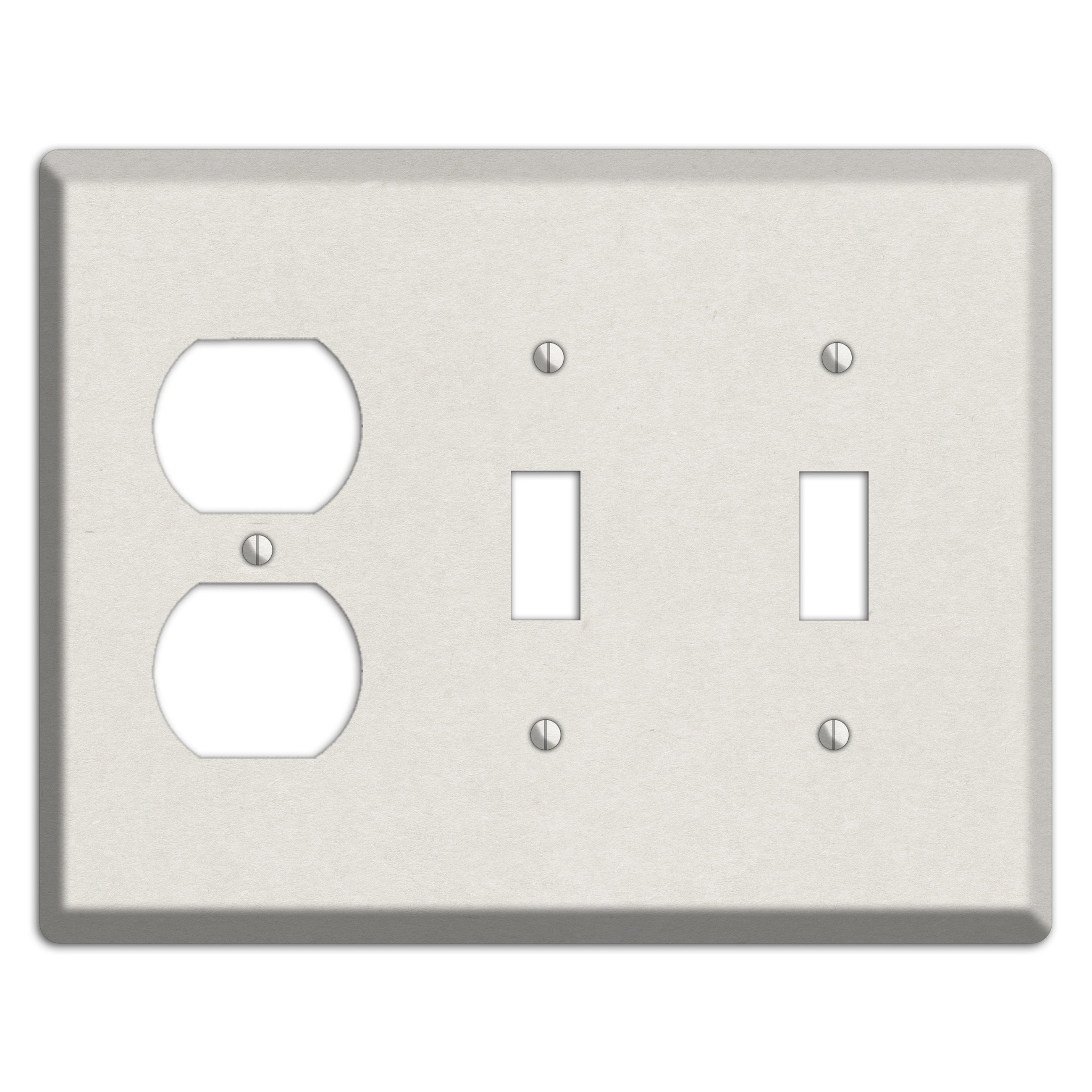 Wild Sand Kraft Duplex / 2 Toggle Wallplate