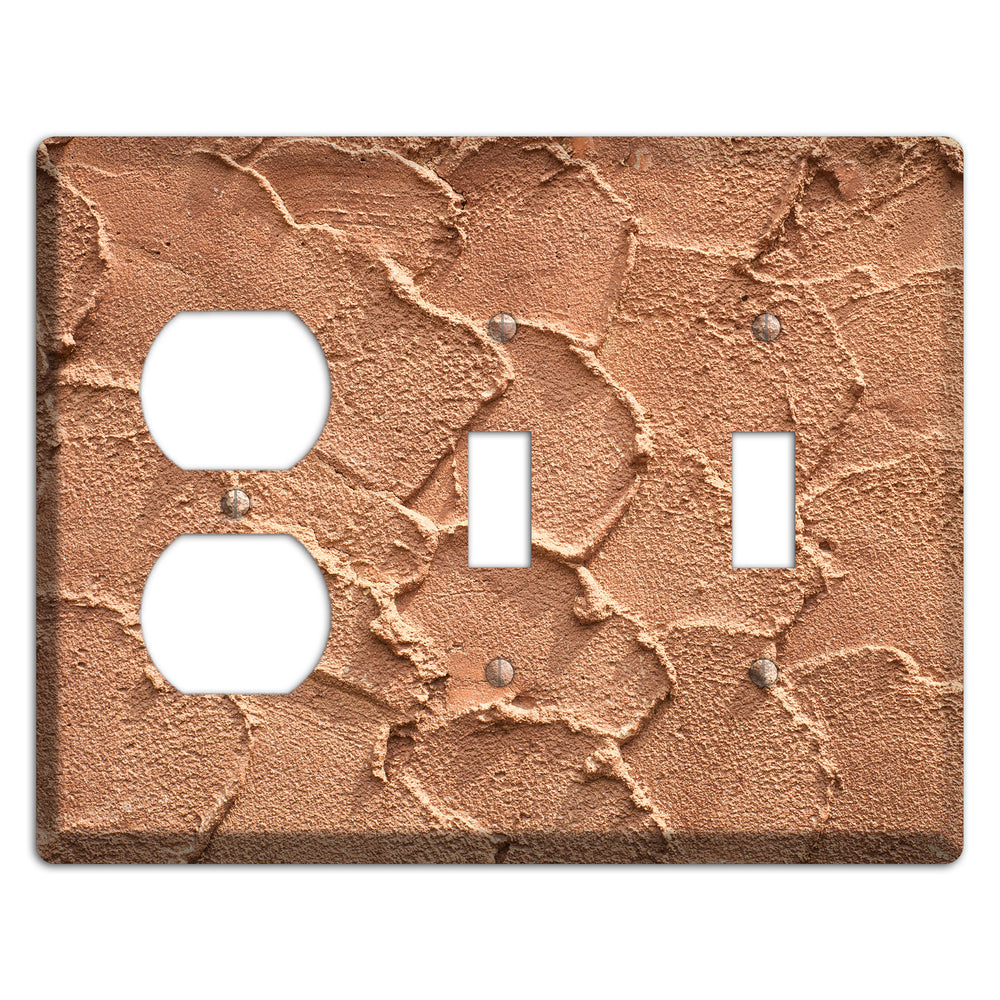 Plaster 5 Duplex / 2 Toggle Wallplate
