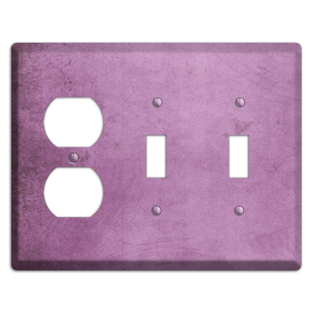 Bouquet Vintage Grunge Duplex / 2 Toggle Wallplate