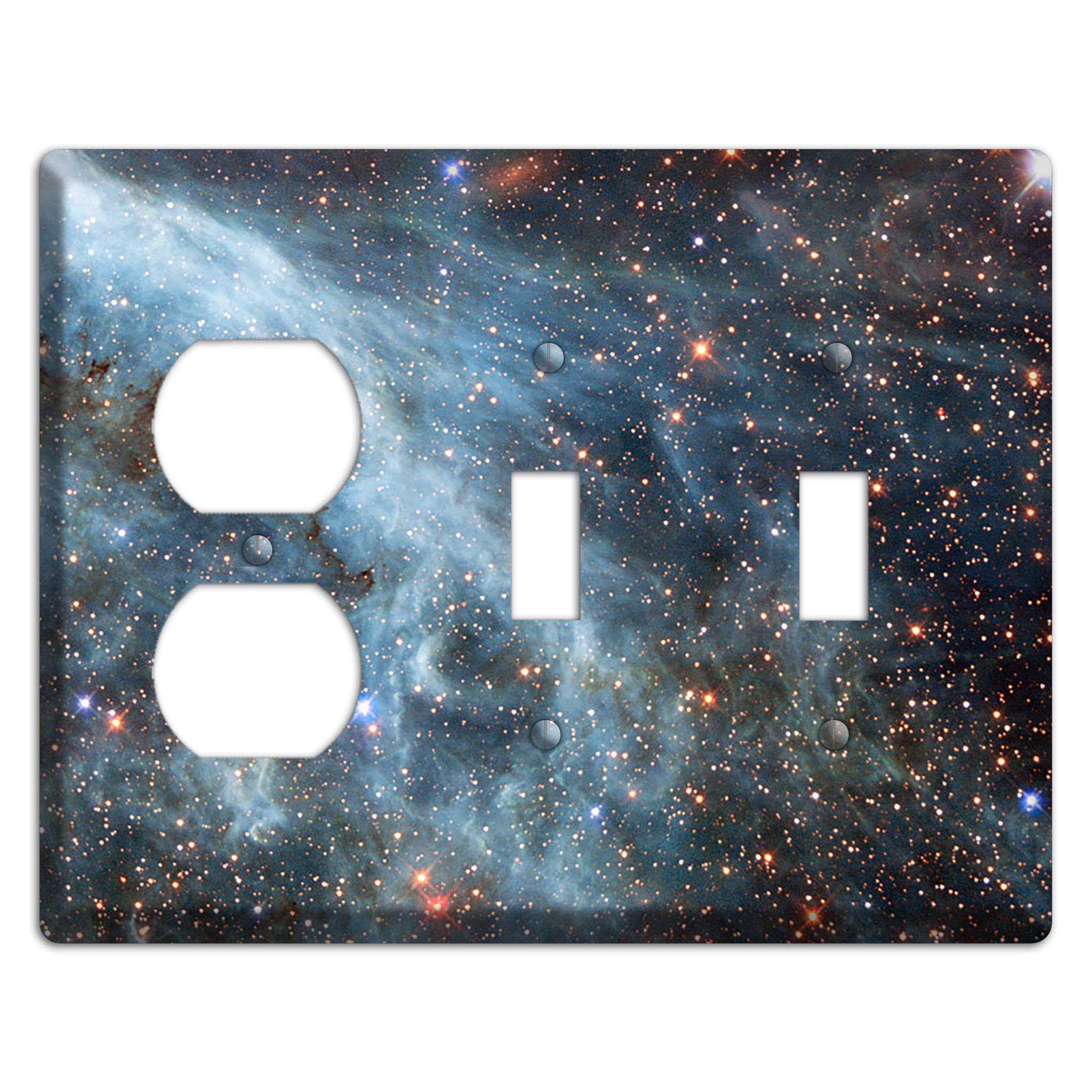 Magellanic Cloud Duplex / 2 Toggle Wallplate