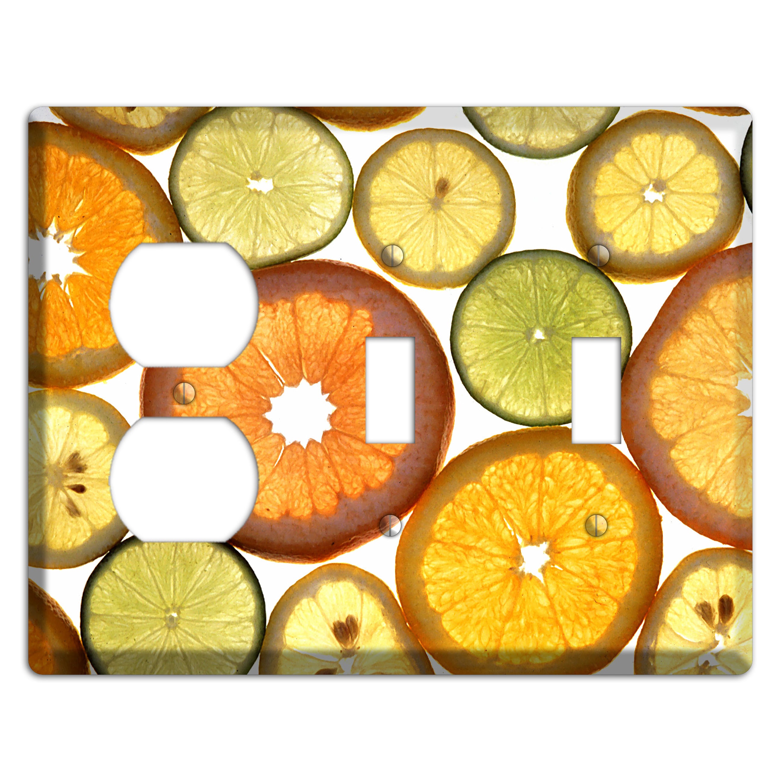 Fruit Duplex / 2 Toggle Wallplate
