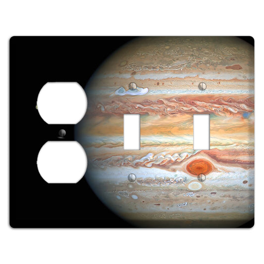 Hubble's View of Jupiter and Europa Duplex / 2 Toggle Wallplate