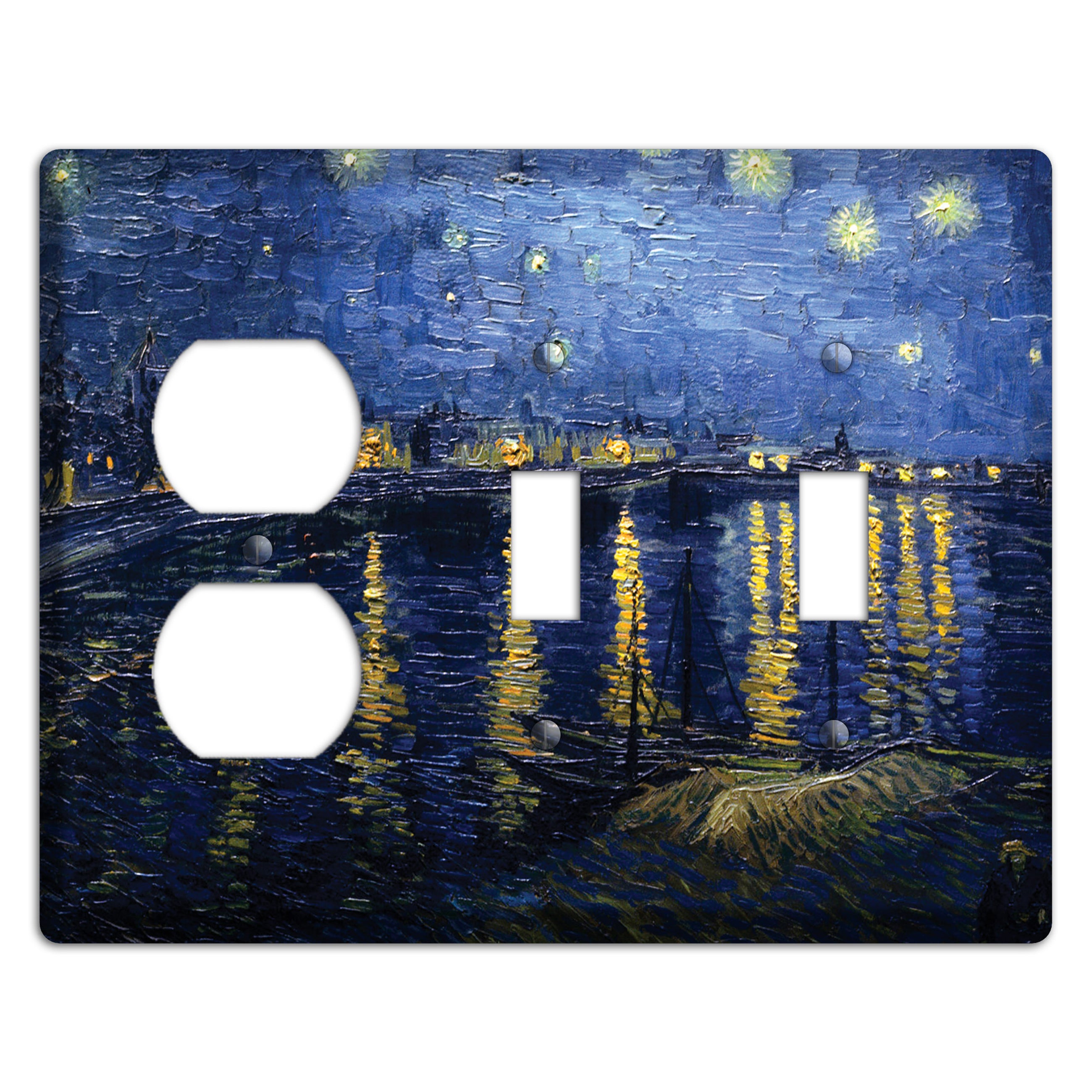 Vincent Van Gogh Duplex / 2 Toggle Wallplate