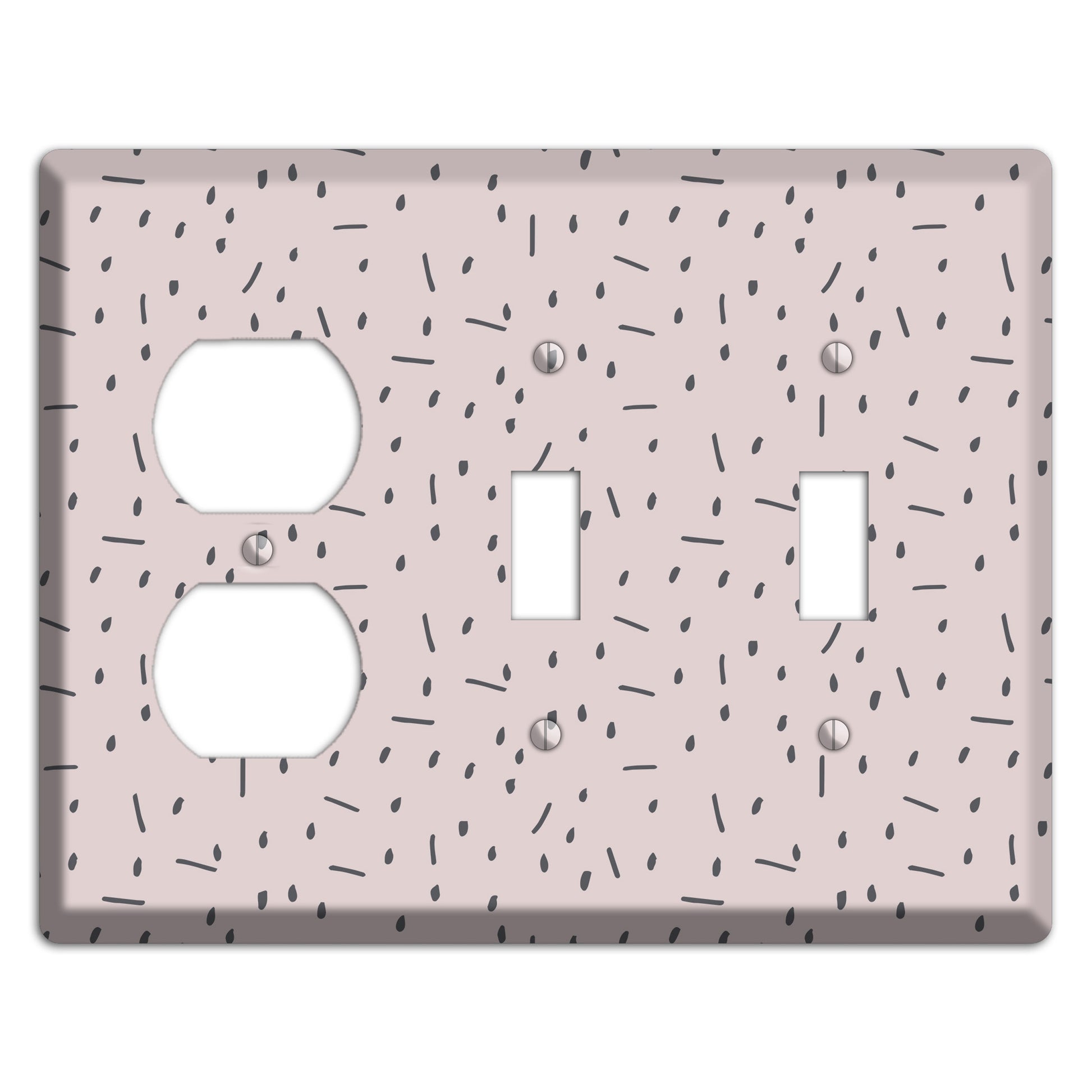 Abstract 18 Duplex / 2 Toggle Wallplate