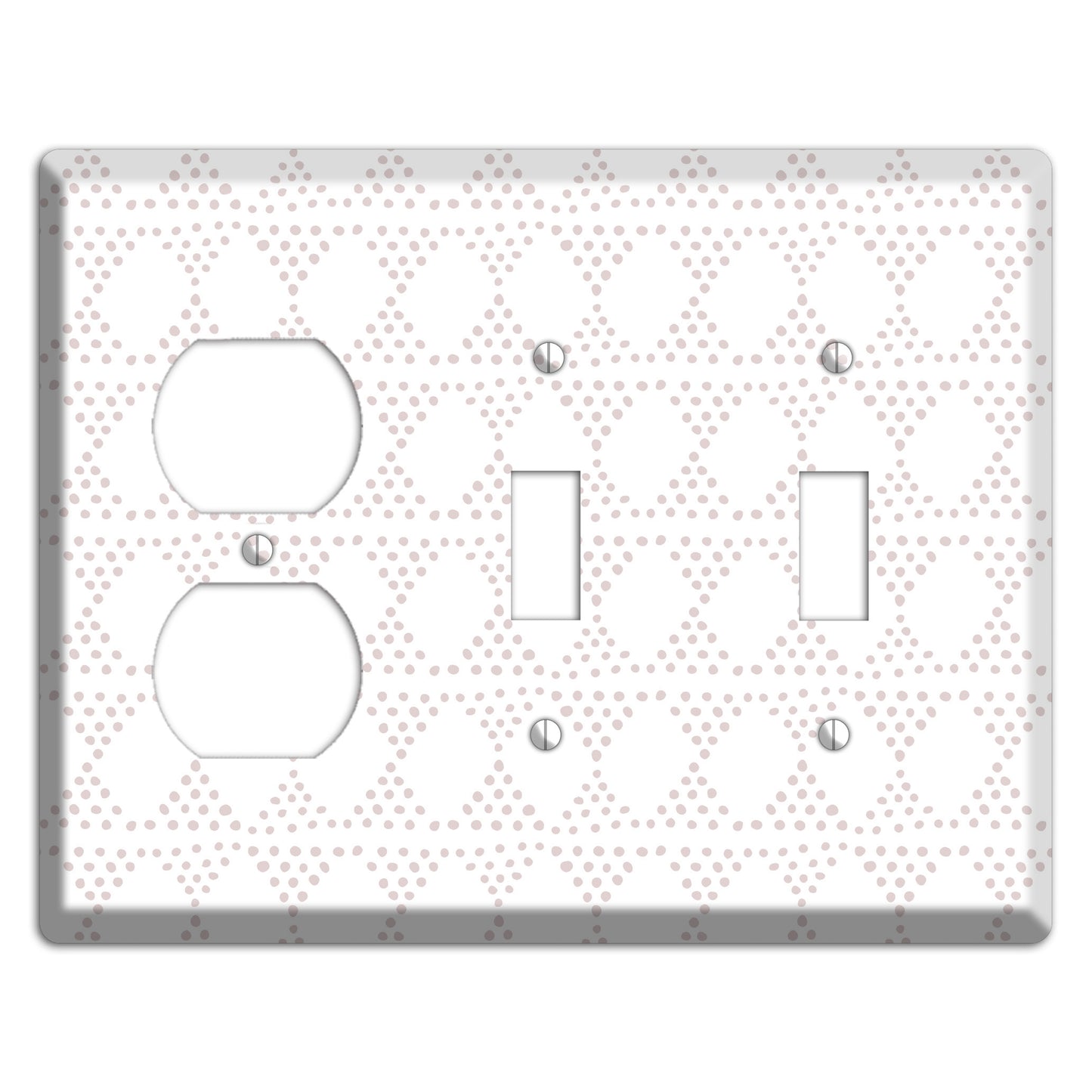 Abstract 15 Duplex / 2 Toggle Wallplate