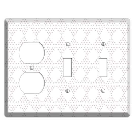 Abstract 15 Duplex / 2 Toggle Wallplate