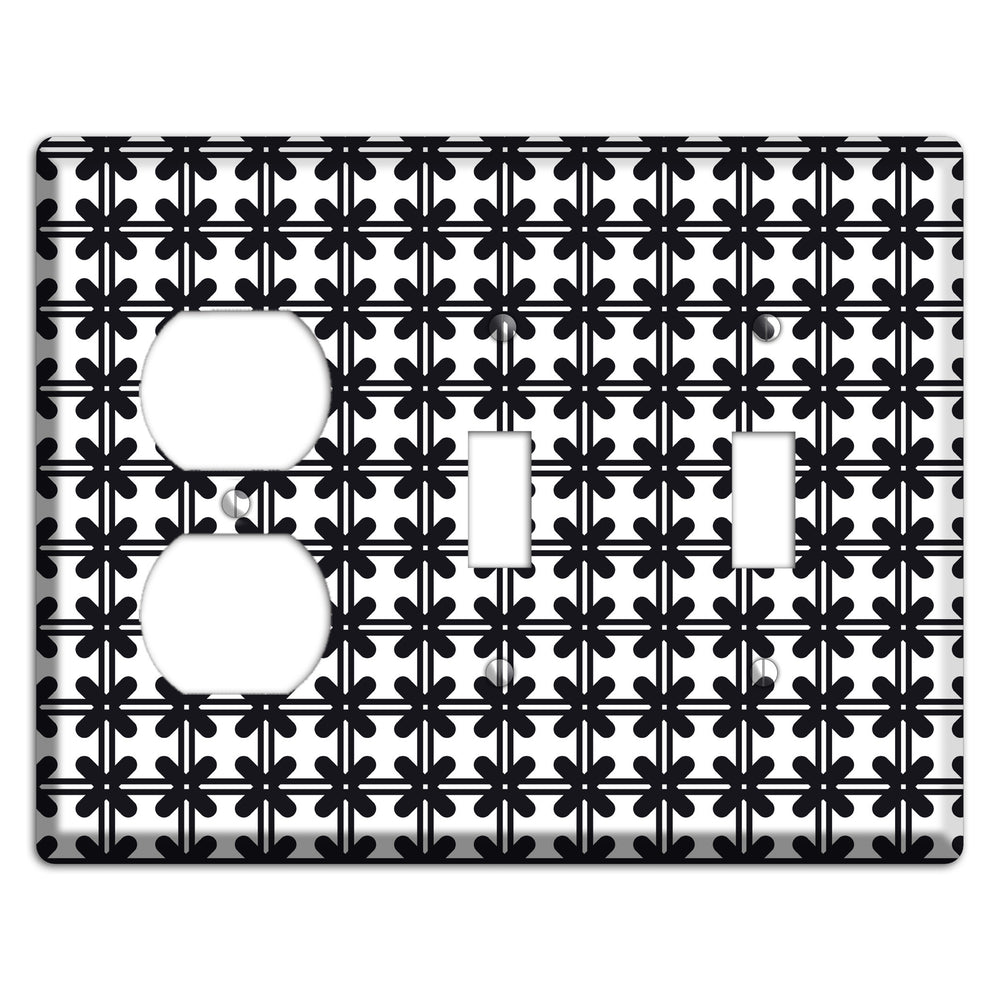 Moroccan 10 Duplex / 2 Toggle Wallplate