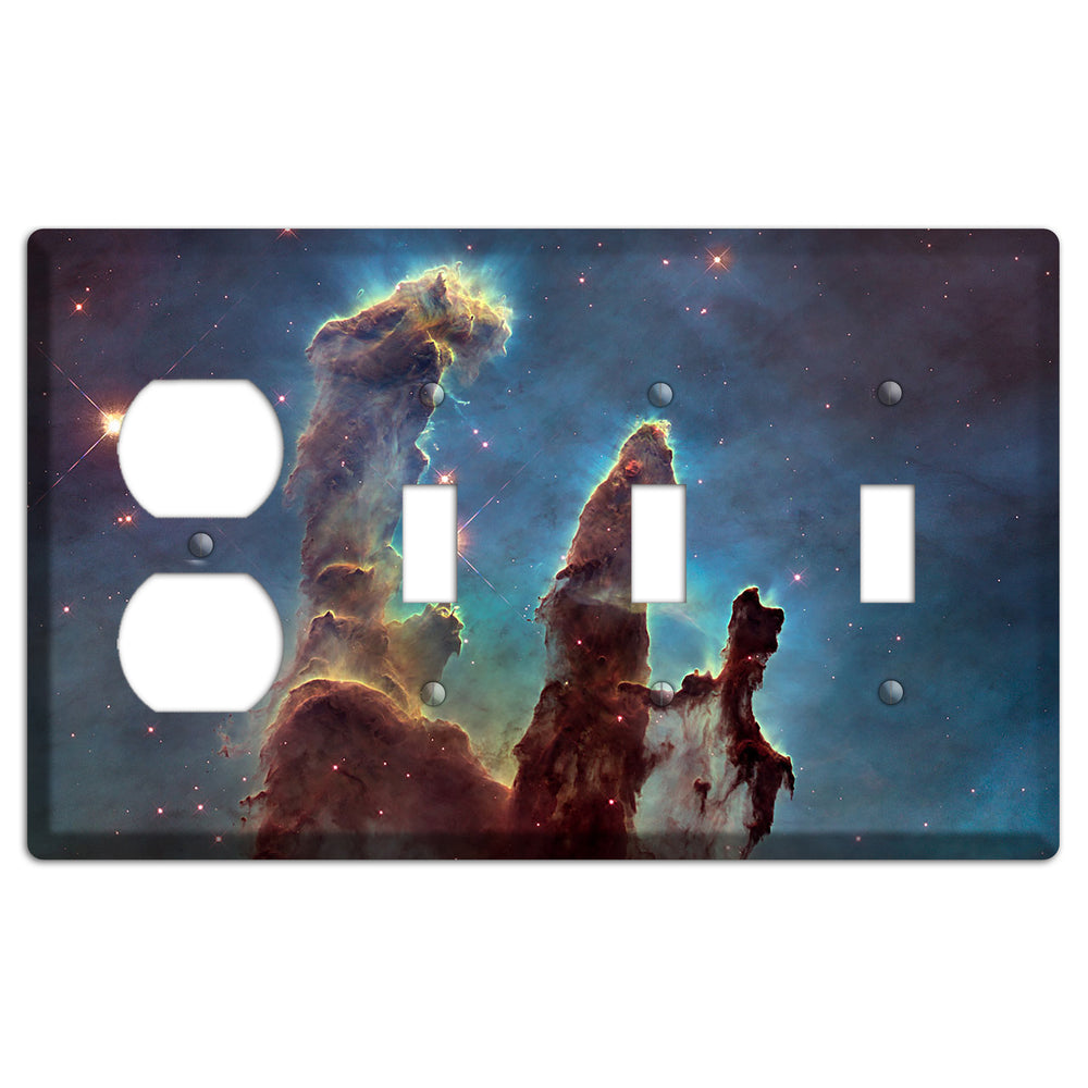 Pillars of Creation Duplex / 3 Toggle Wallplate