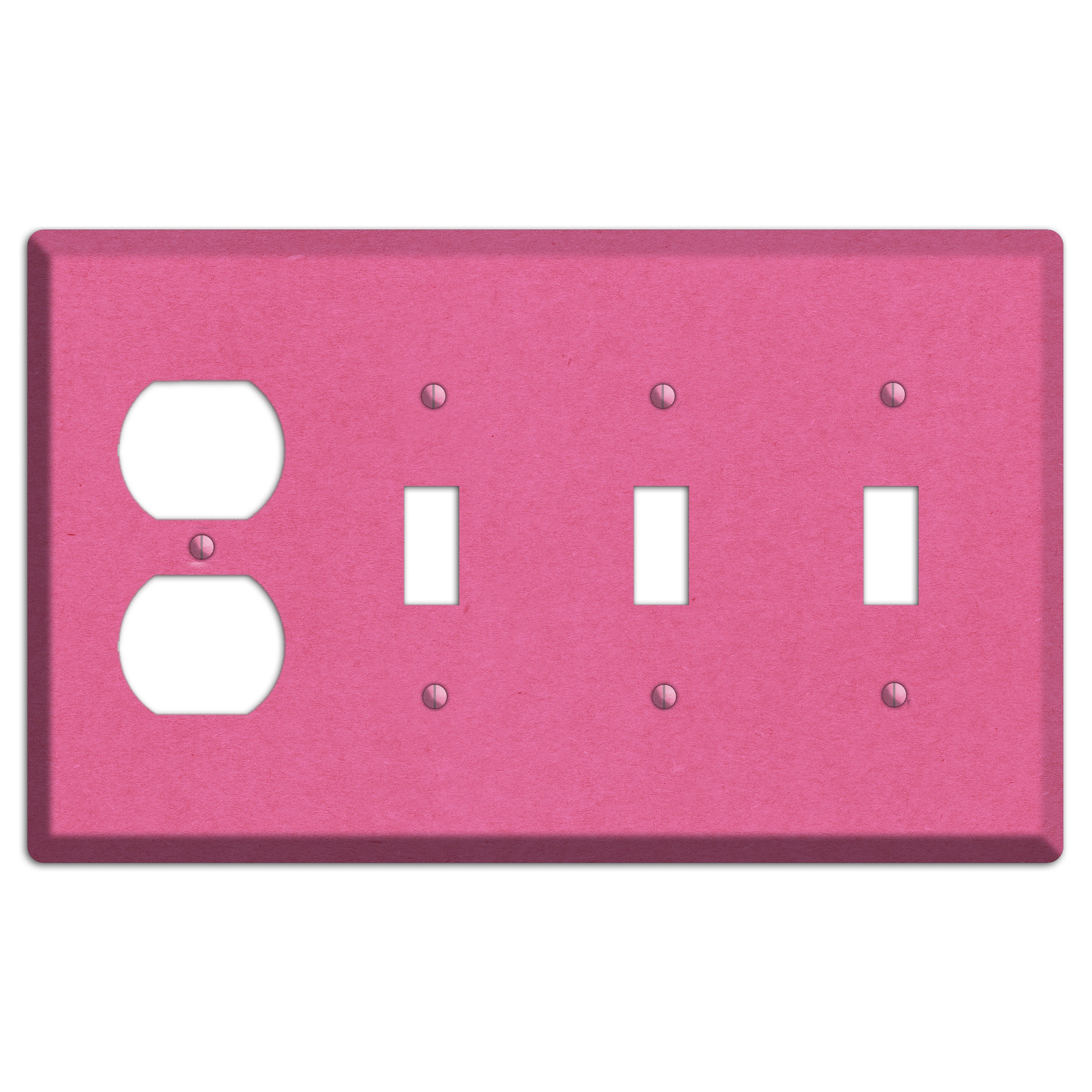 Cabaret Kraft Duplex / 3 Toggle Wallplate