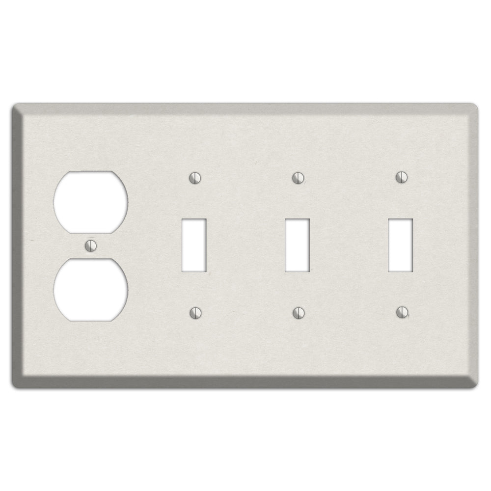 Wild Sand Kraft Duplex / 3 Toggle Wallplate