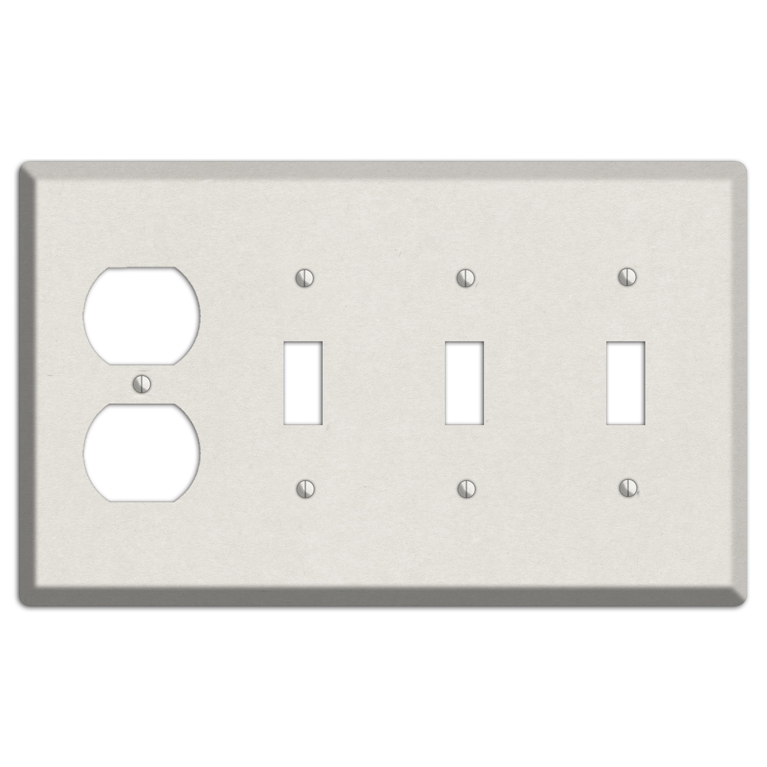 Wild Sand Kraft Duplex / 3 Toggle Wallplate