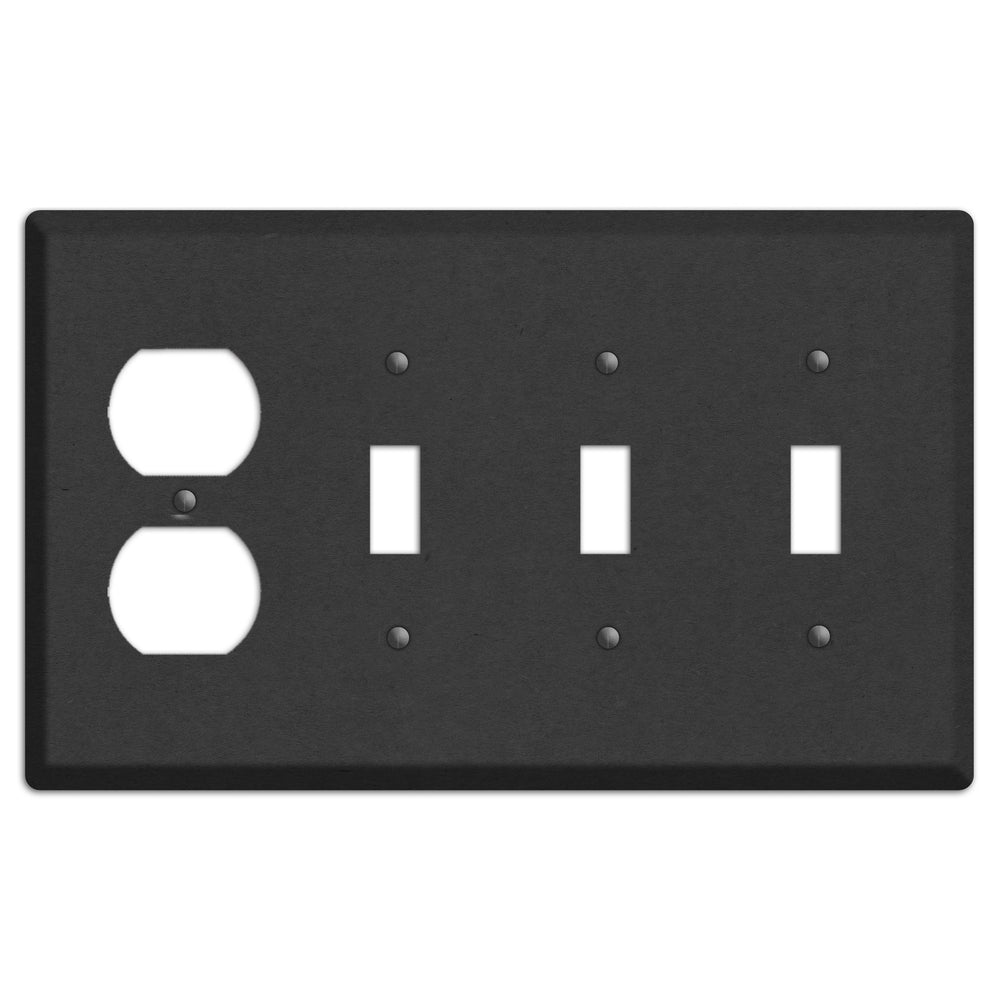 Gondola Kraft Duplex / 3 Toggle Wallplate