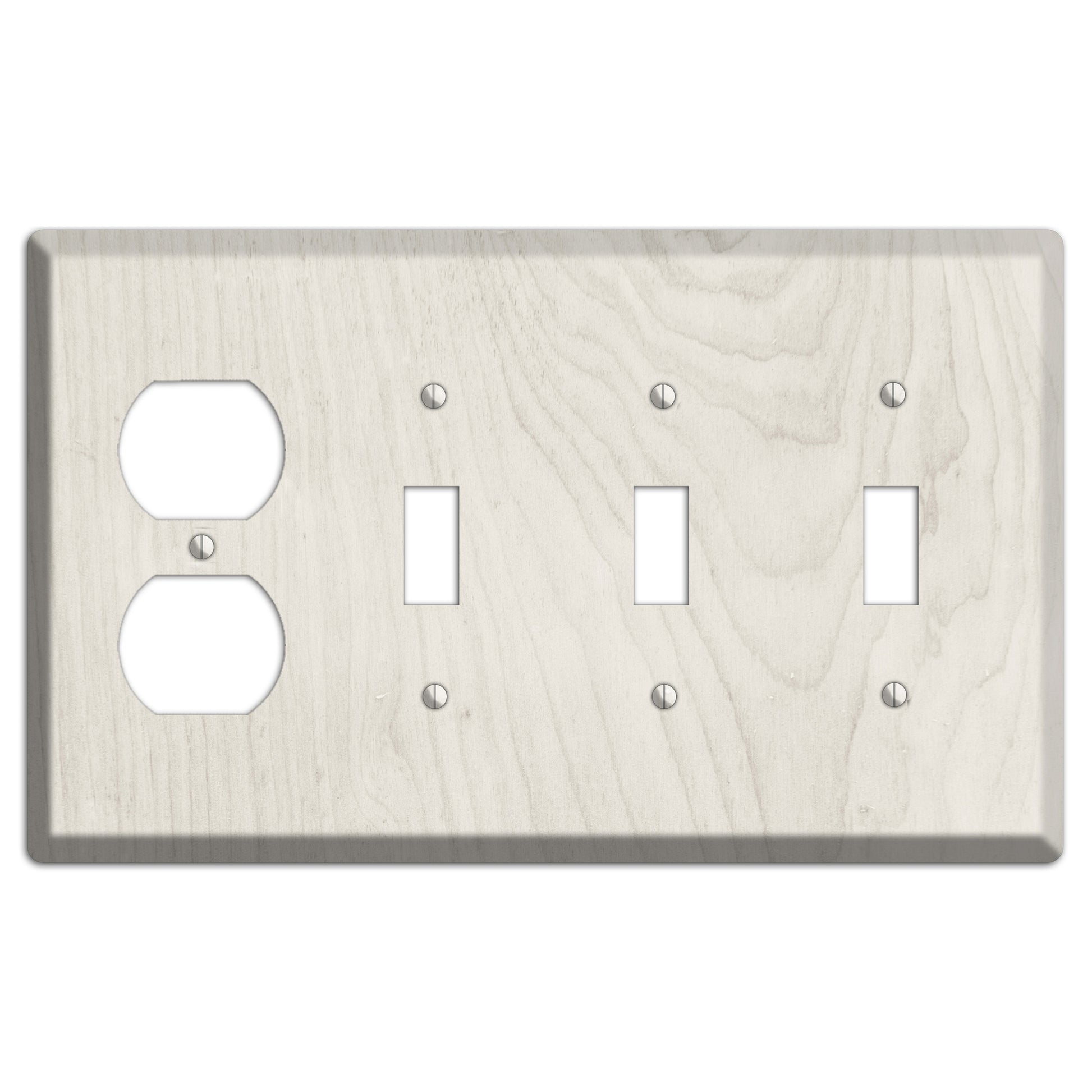 Westar Antique Duplex / 3 Toggle Wallplate