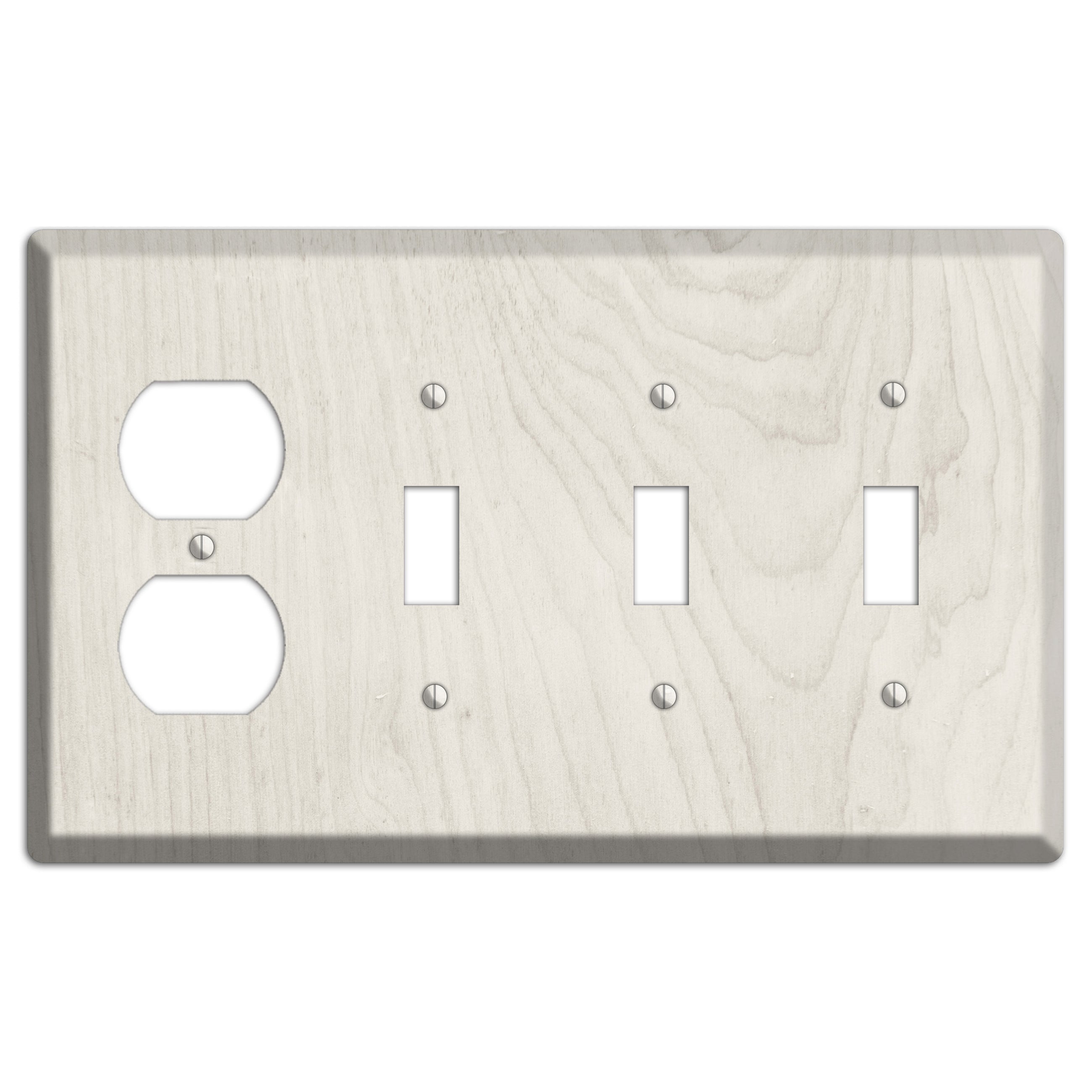 Westar Antique Duplex / 3 Toggle Wallplate