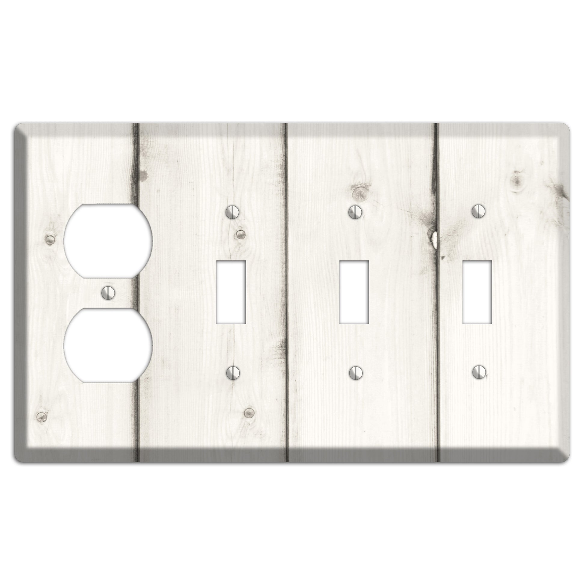Pampas Antique Duplex / 3 Toggle Wallplate