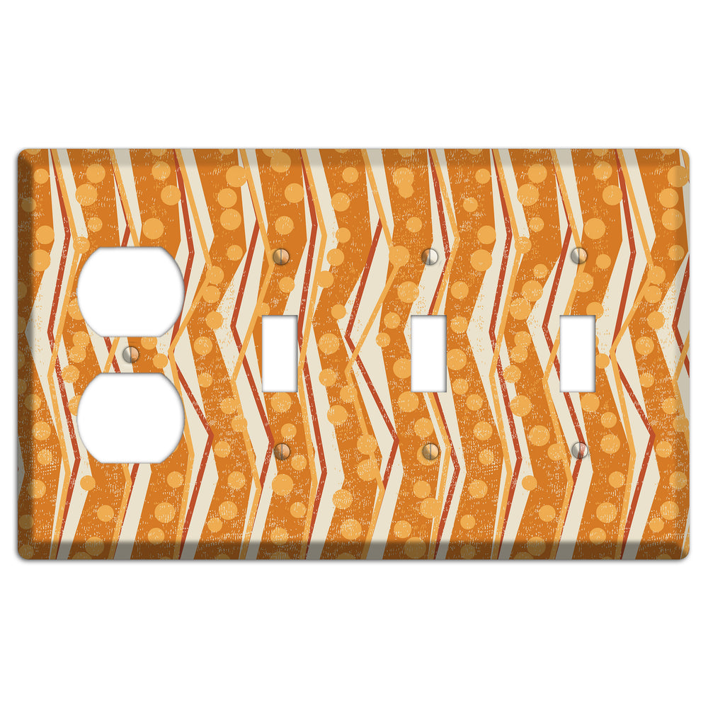 Autumn in New York Duplex / 3 Toggle Wallplate