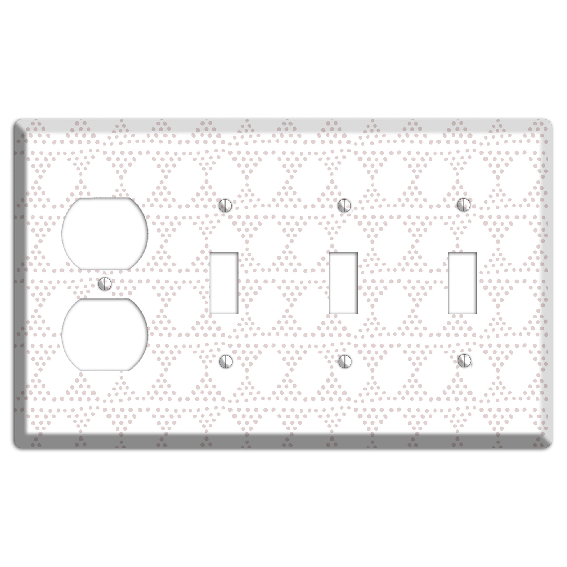 Abstract 15 Duplex / 3 Toggle Wallplate