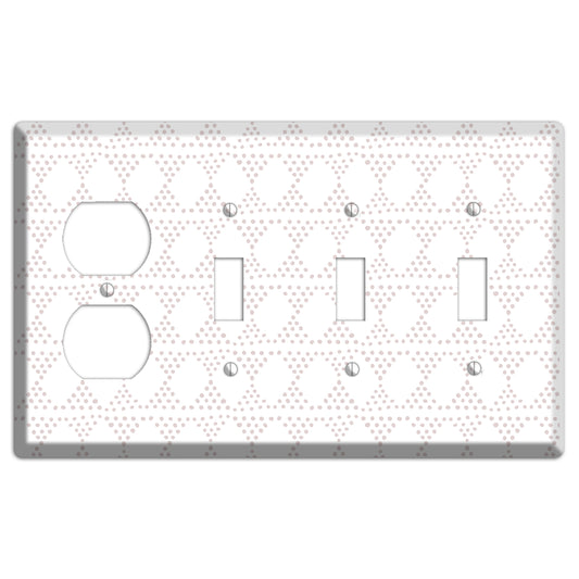 Abstract 15 Duplex / 3 Toggle Wallplate