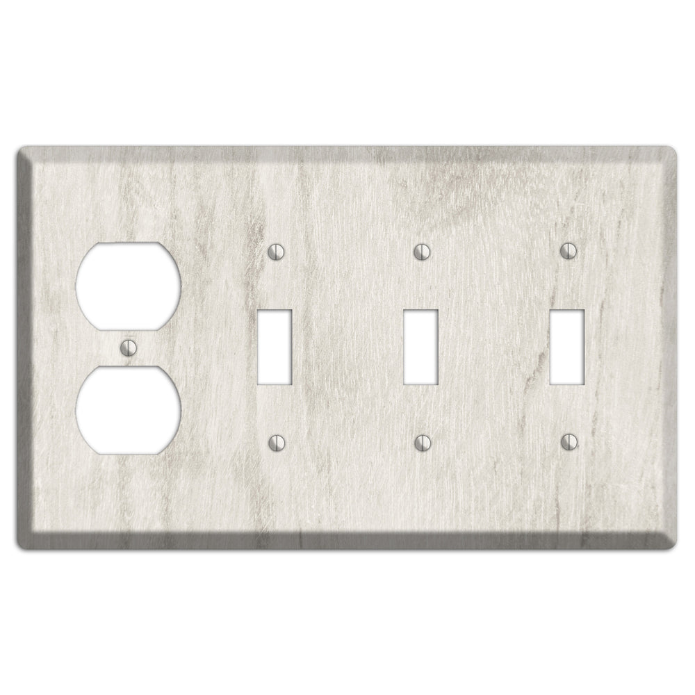 Kangaroo Antique Duplex / 3 Toggle Wallplate