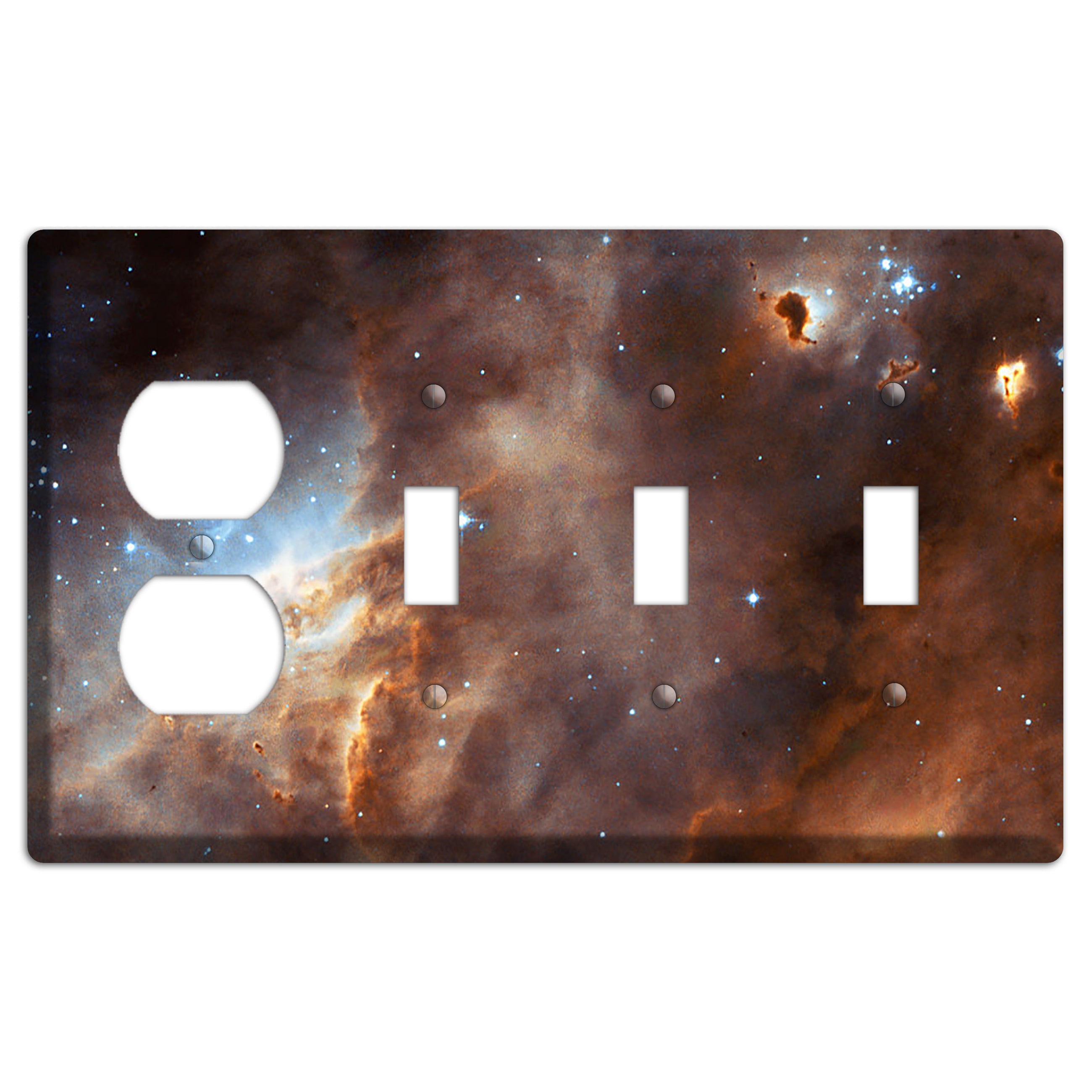 star formation Duplex / 3 Toggle Wallplate