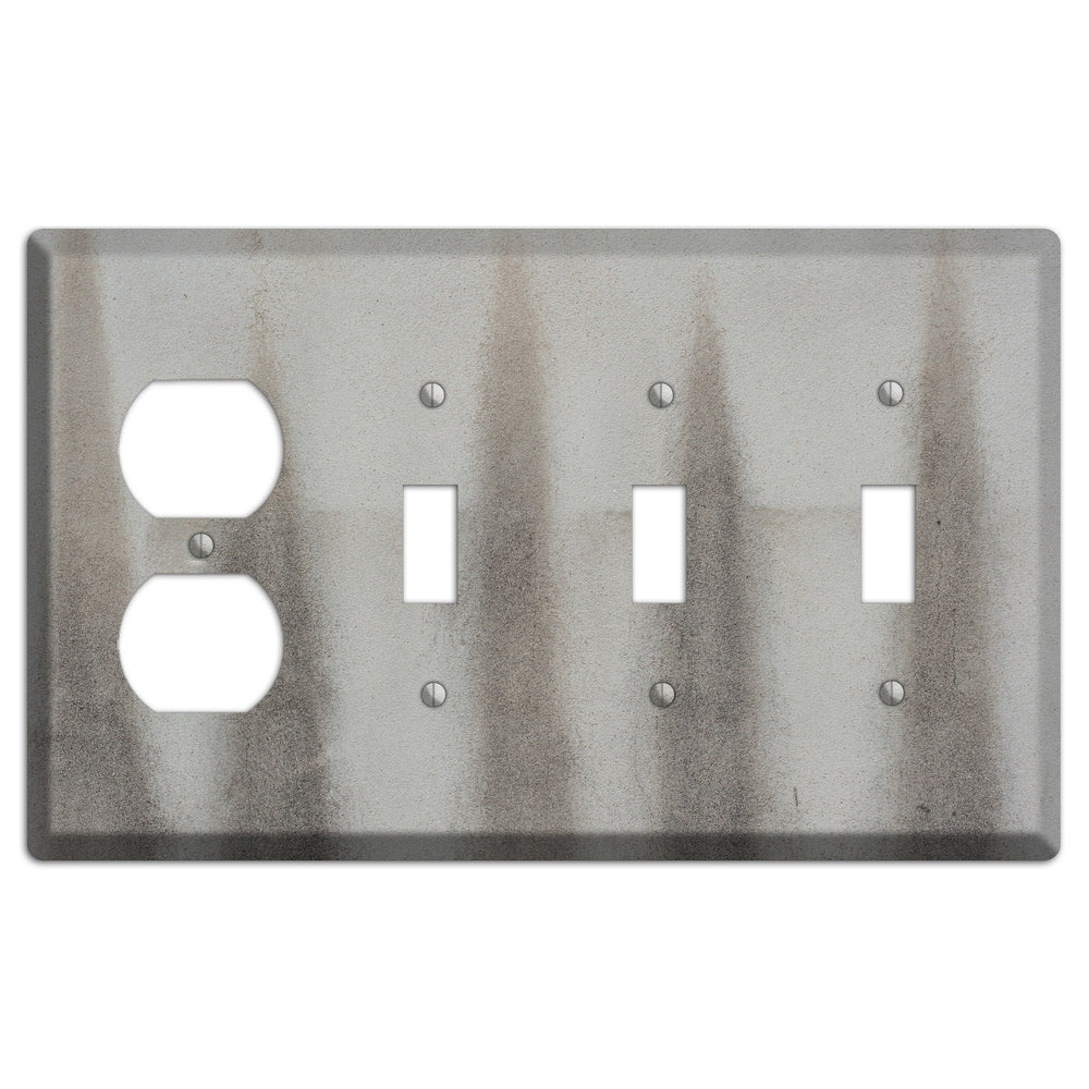 Old Concrete 17 Duplex / 3 Toggle Wallplate