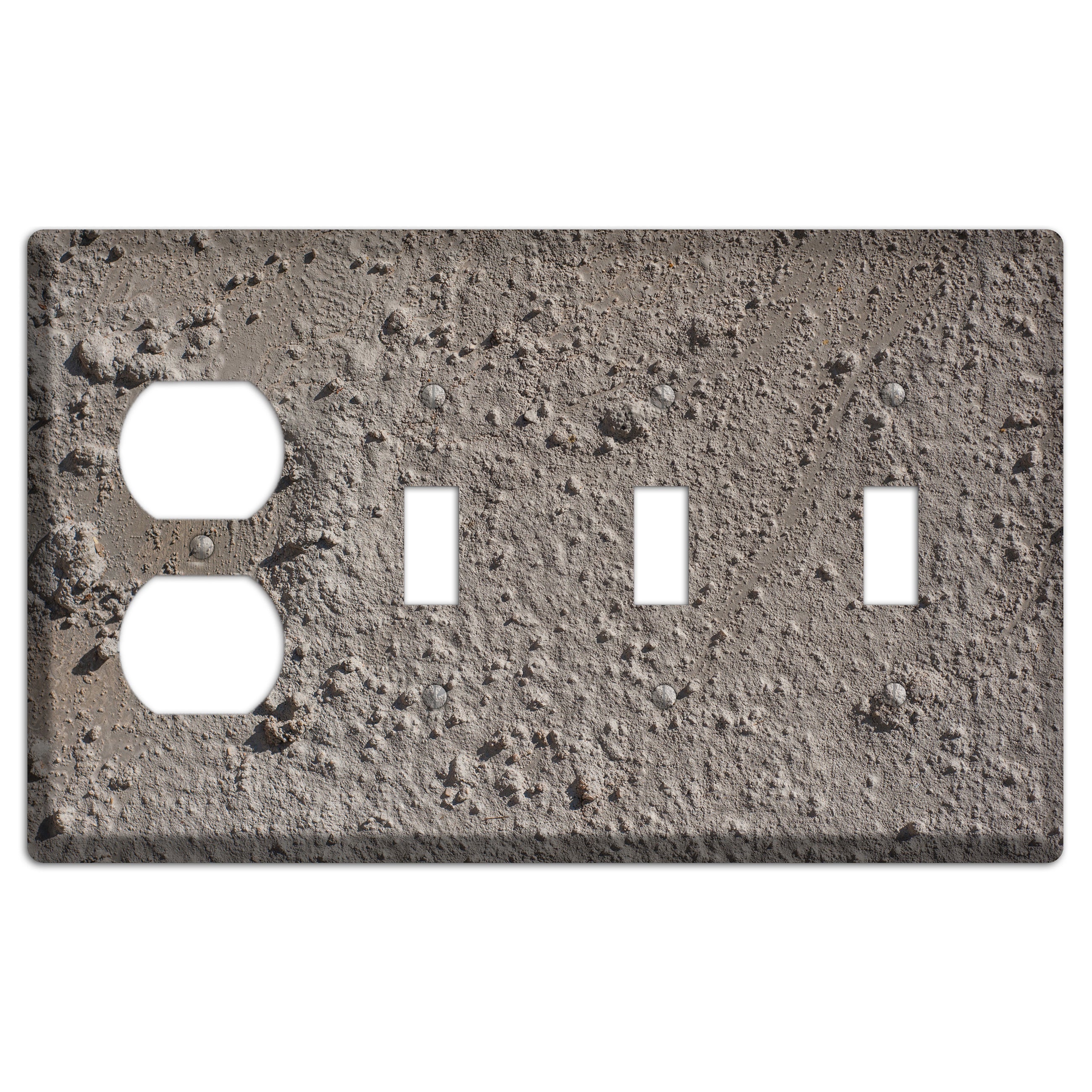 Plaster 2 Duplex / 3 Toggle Wallplate