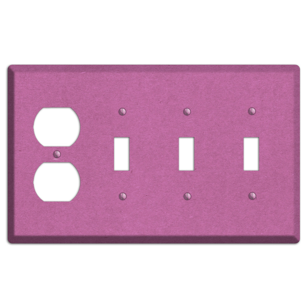 Tapestry Kraft Duplex / 3 Toggle Wallplate