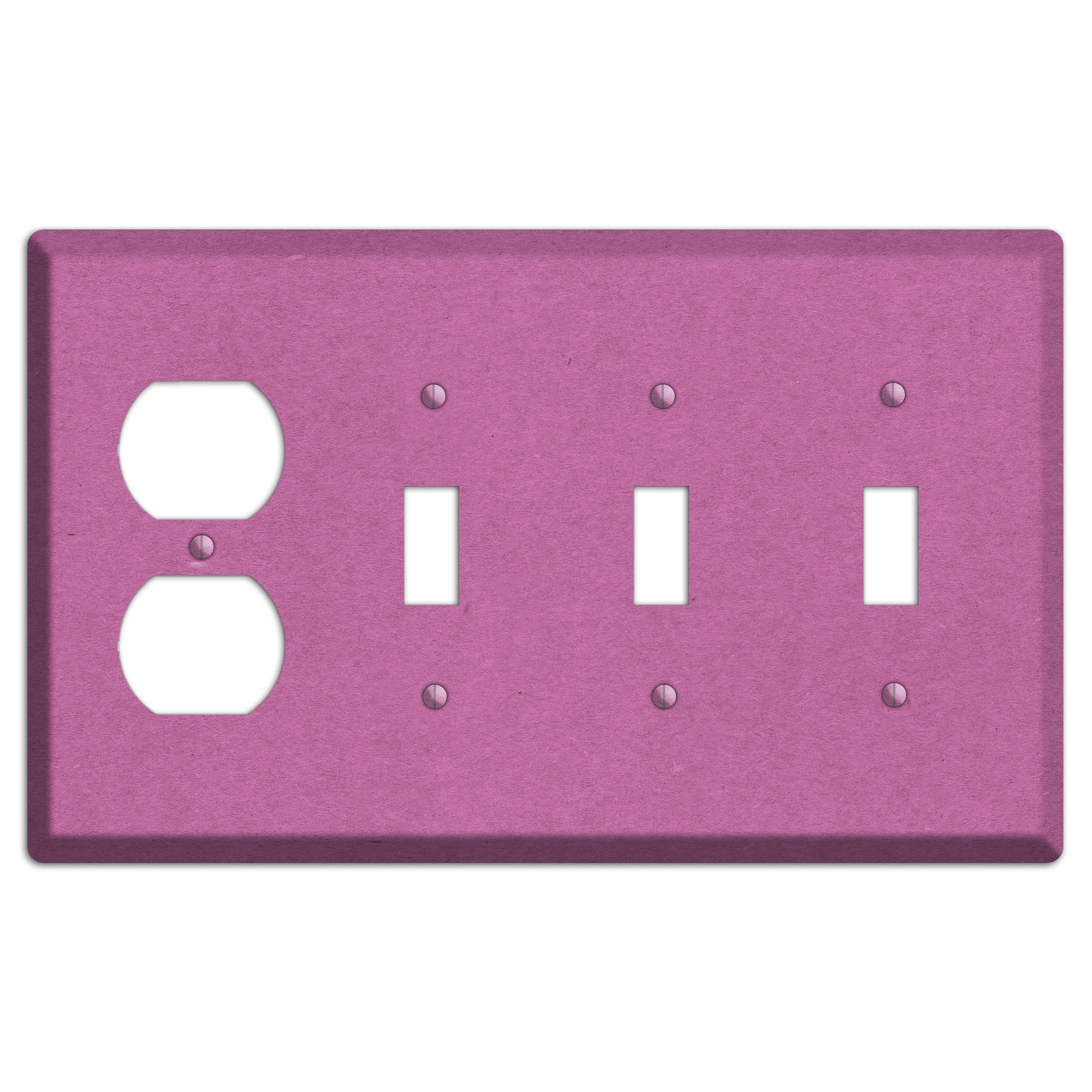Tapestry Kraft Duplex / 3 Toggle Wallplate