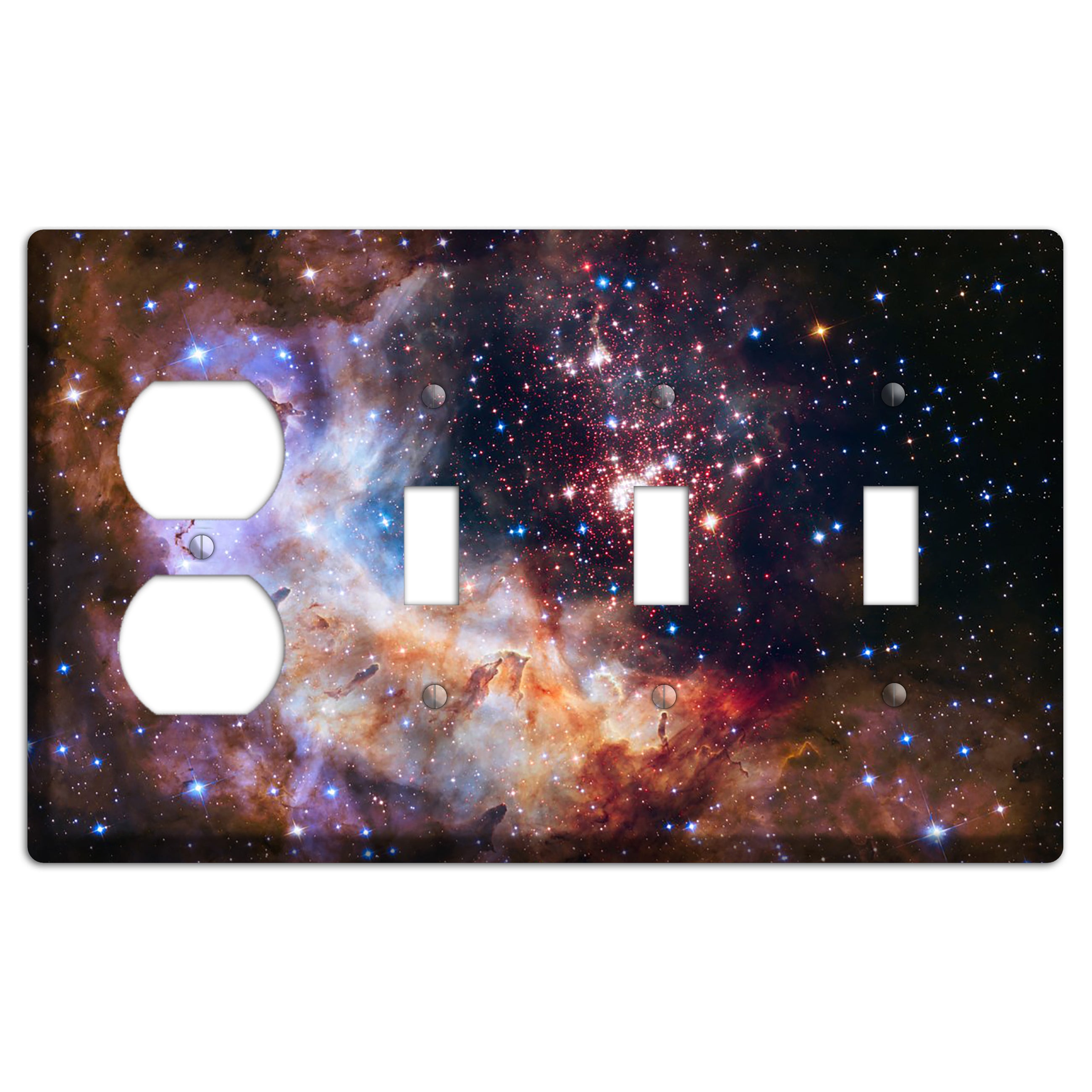Westerlund 2 Duplex / 3 Toggle Wallplate