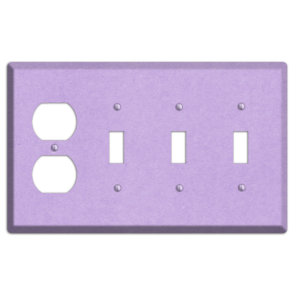 Wisteria Kraft Duplex / 3 Toggle Wallplate