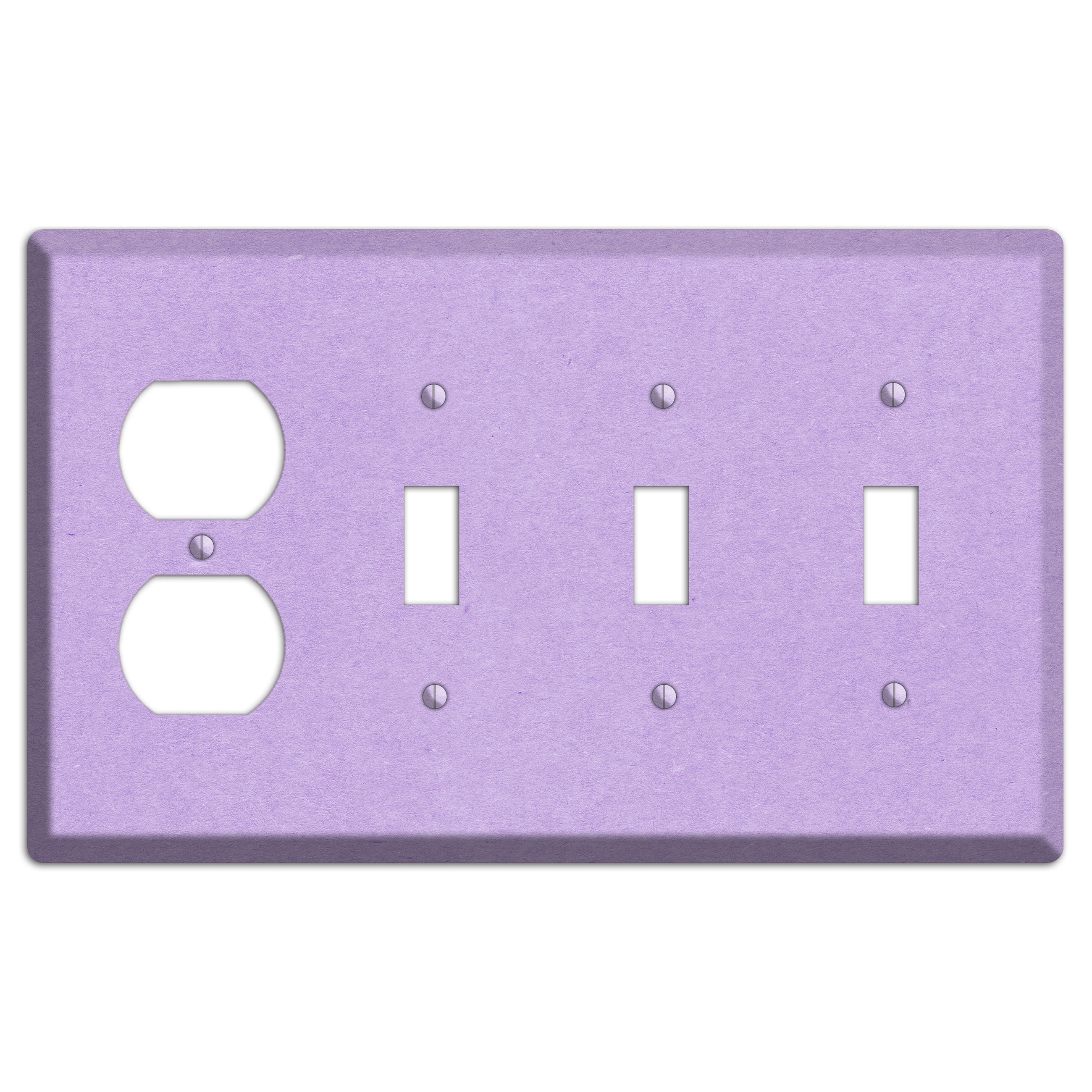Wisteria Kraft Duplex / 3 Toggle Wallplate