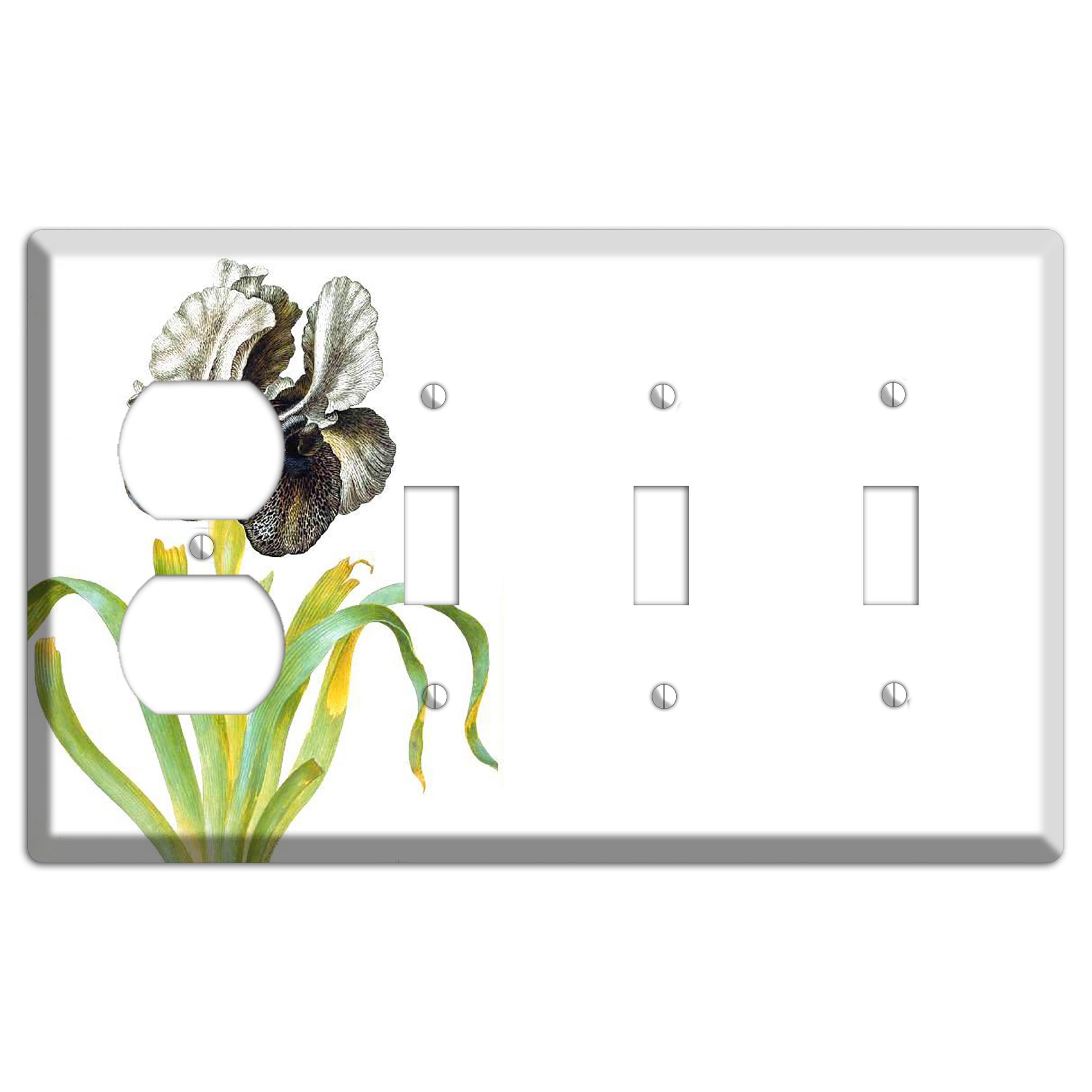 Susaniana Duplex / 3 Toggle Wallplate