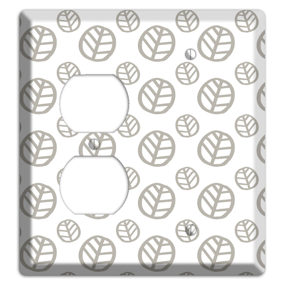 Simple Scandanavian Style JJ Duplex / Blank Wallplate