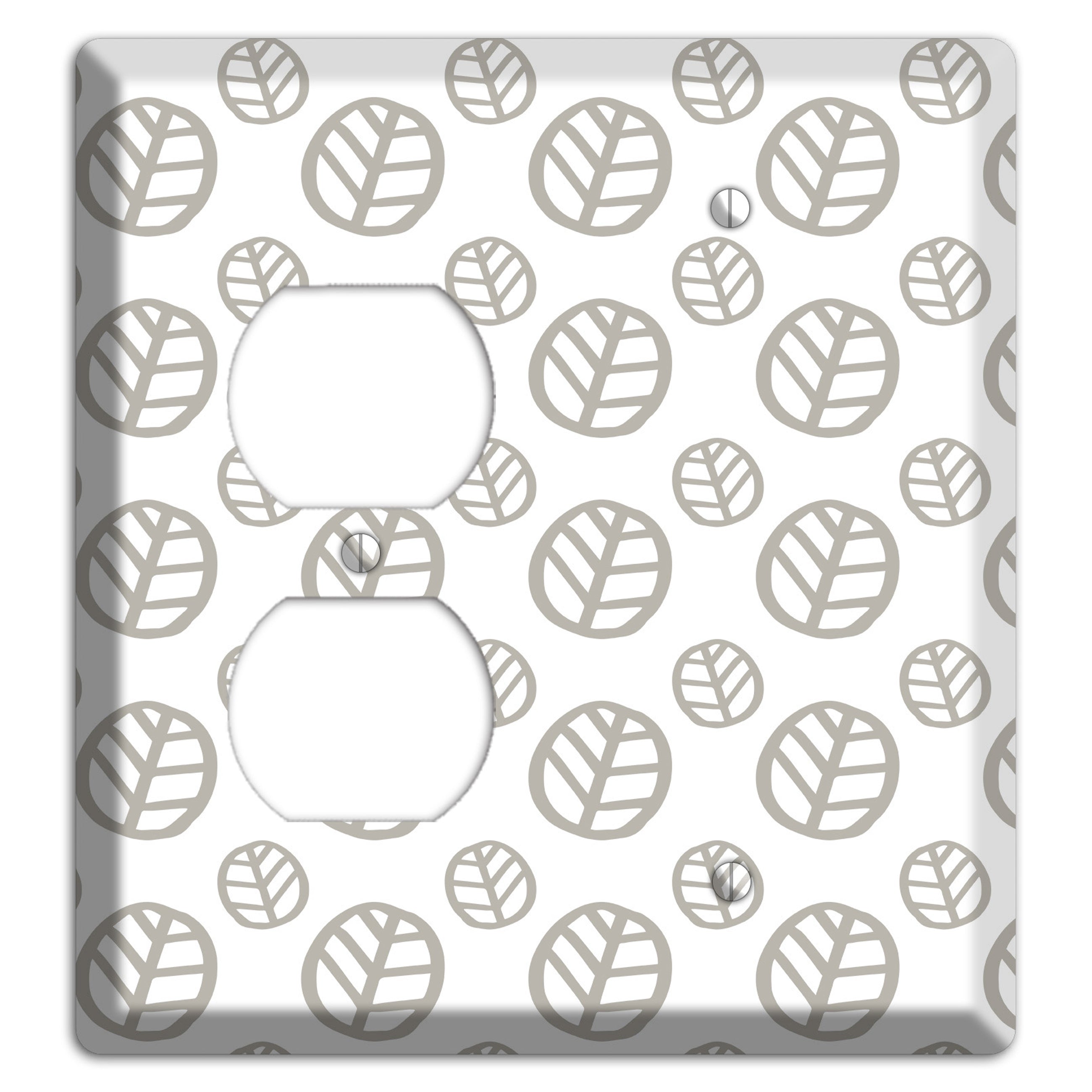Simple Scandanavian Style JJ Duplex / Blank Wallplate