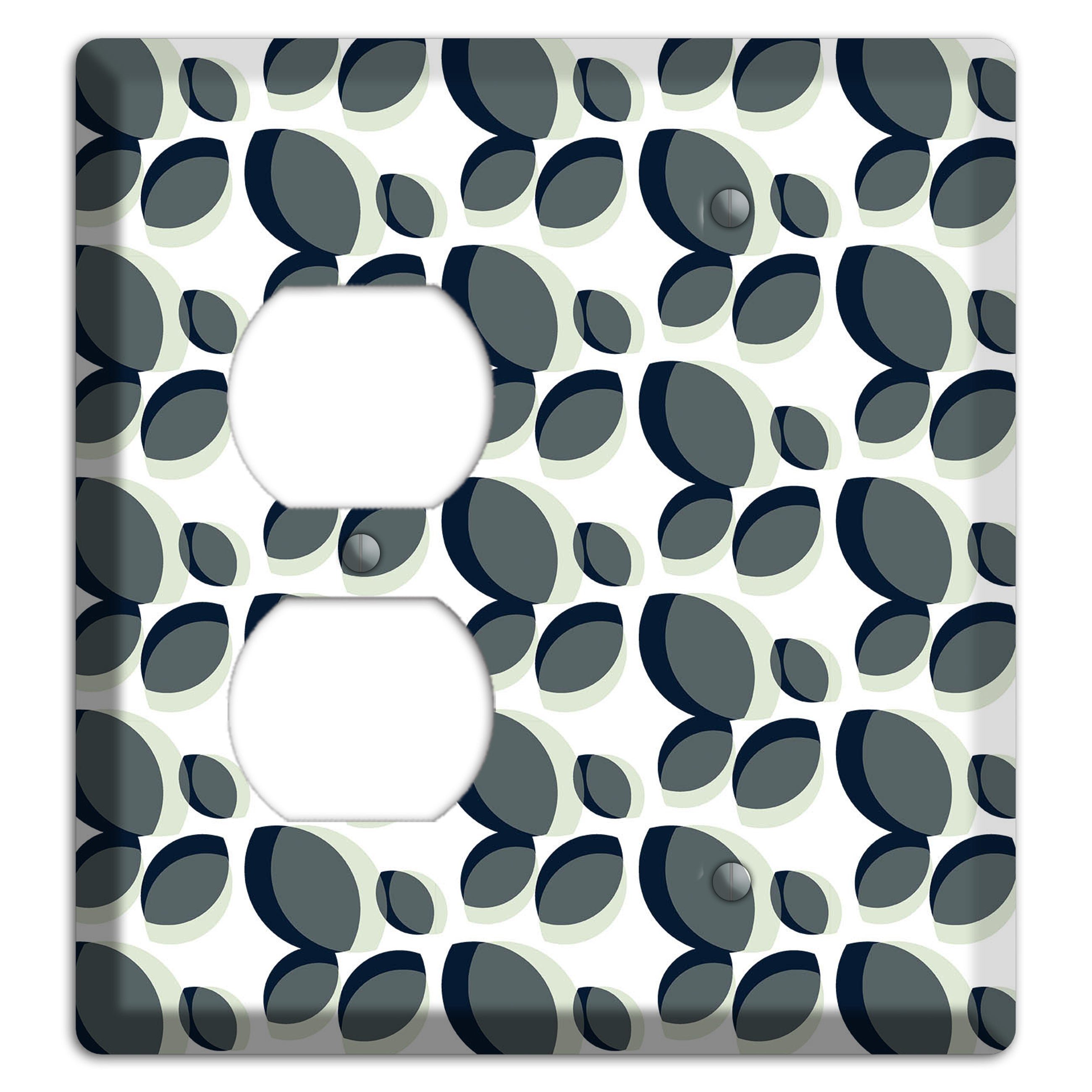 Leaves Style E Duplex / Blank Wallplate