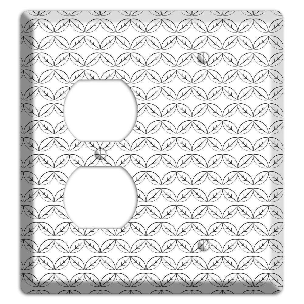 Leaves Style K Duplex / Blank Wallplate