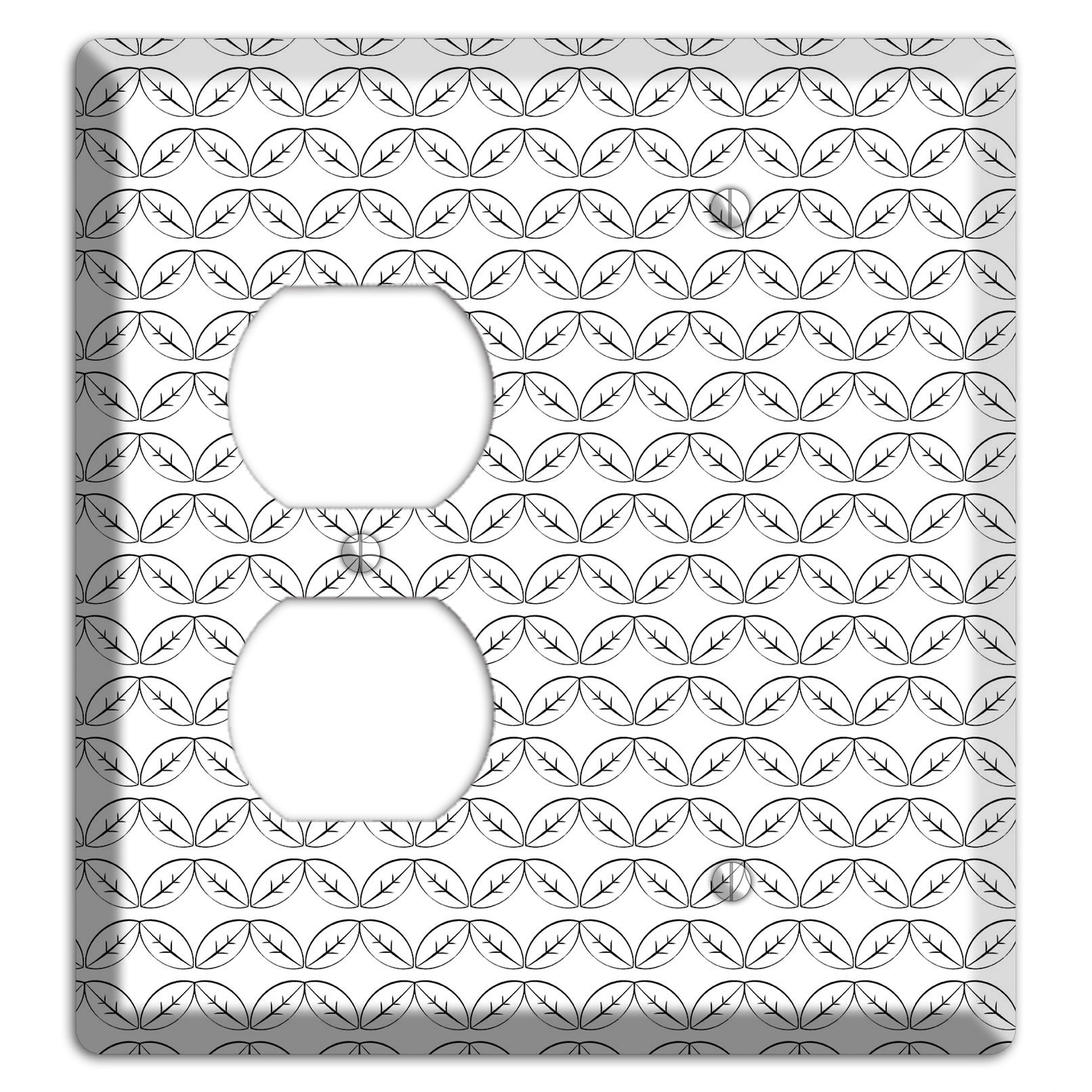 Leaves Style K Duplex / Blank Wallplate