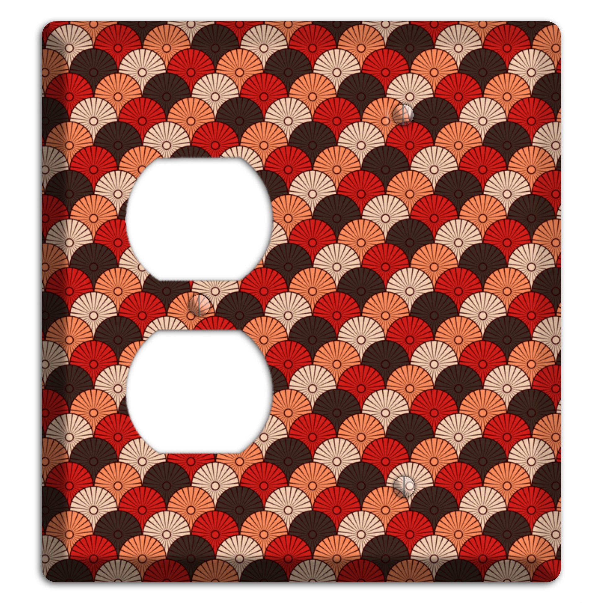 Asian Scallops Duplex / Blank Wallplate